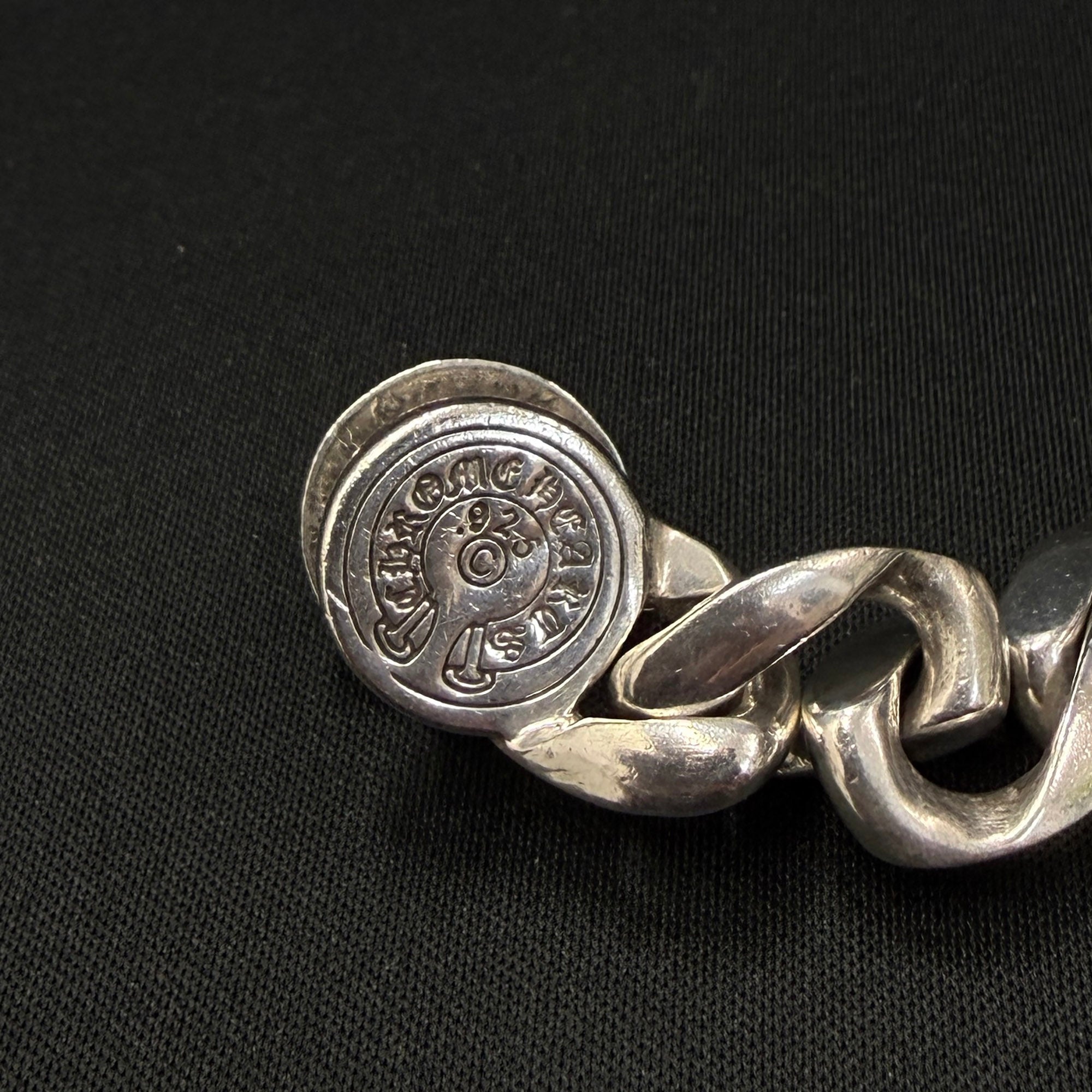 CHROME HEARTS Classic Chain Link Clip Bracelet 13 LINK クロム