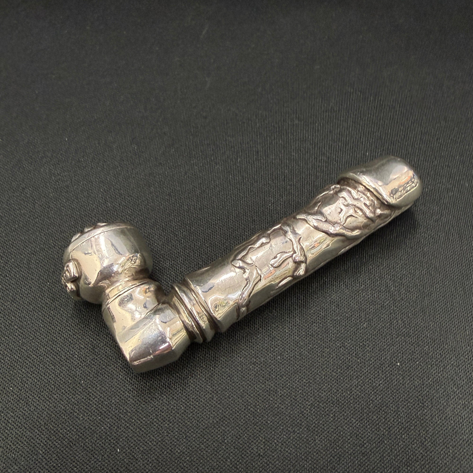 CHROME HEARTS Solid Silver Dick Pipe クロムハーツ ソリッドシルバー ディック パイプ