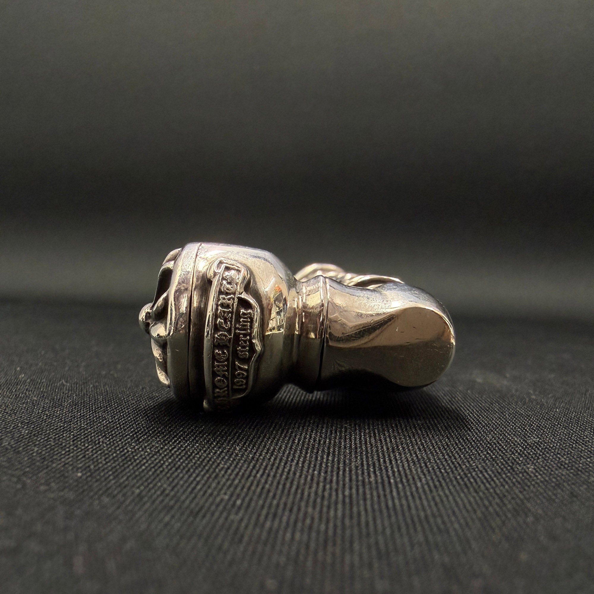 CHROME HEARTS Solid Silver Dick Pipe クロムハーツ ソリッドシルバー ディック パイプ