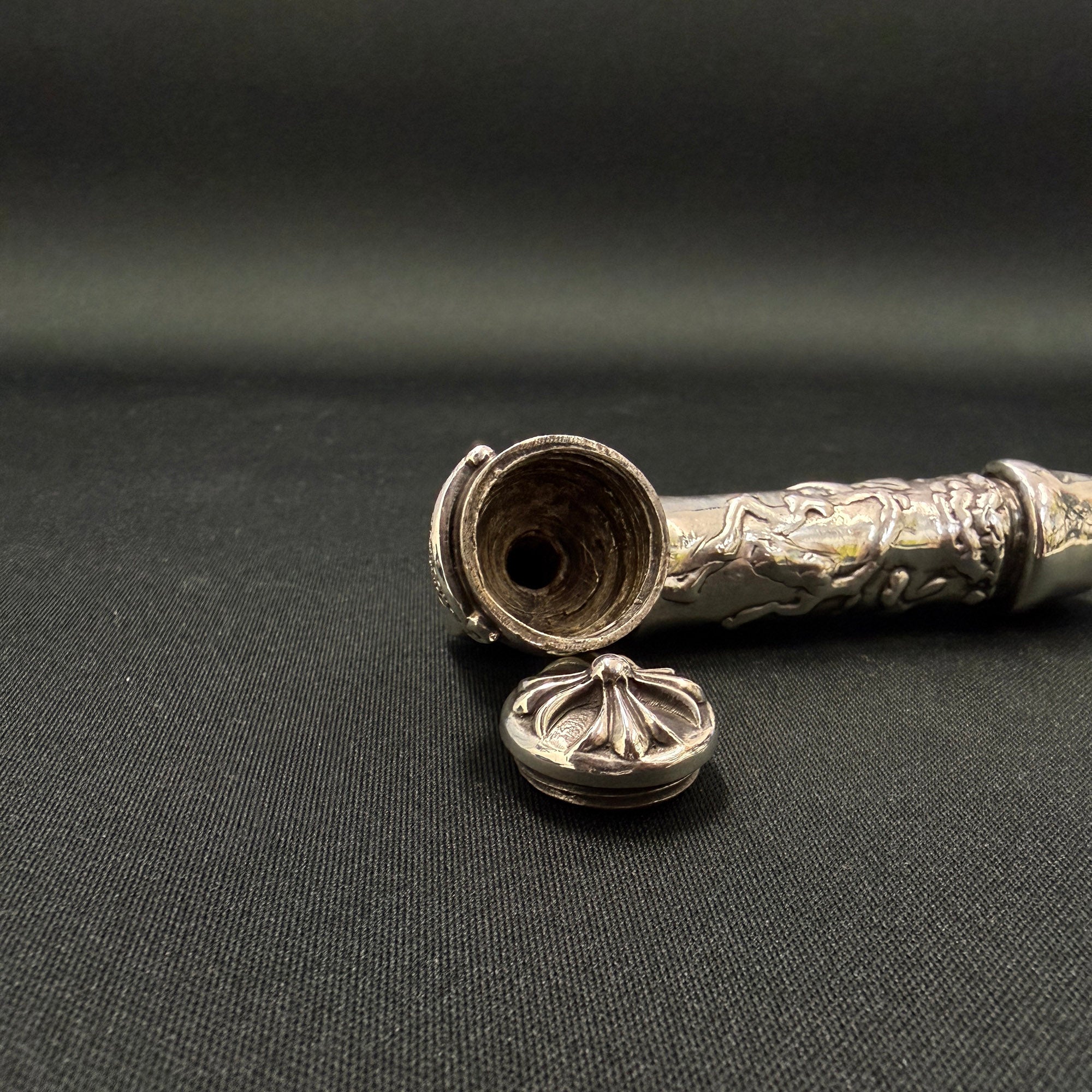 CHROME HEARTS Solid Silver Dick Pipe クロムハーツ ソリッドシルバー ディック パイプ
