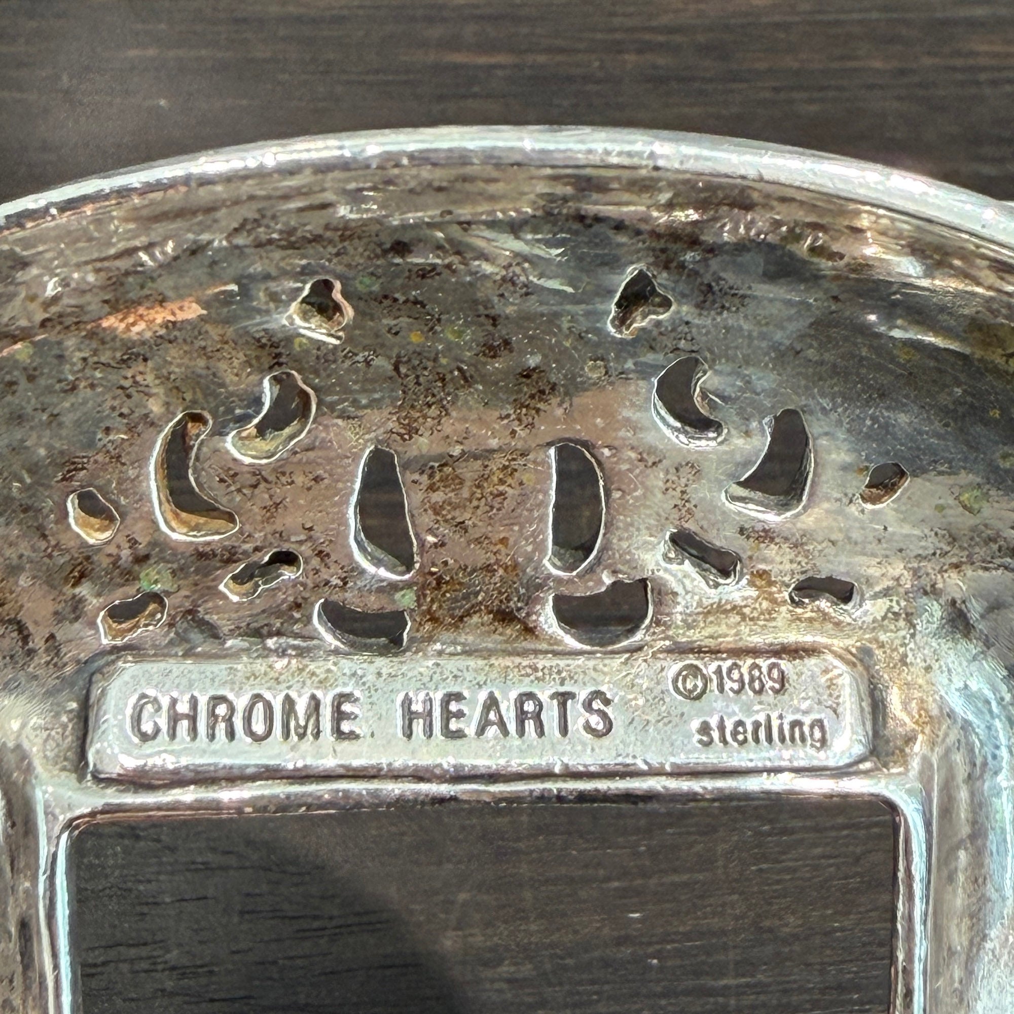 CHROME HEARTS 3PC Classic Leather Belt Size 36 Inch クロムハーツ 3PC クラシック レザーベルト サイズ36インチ