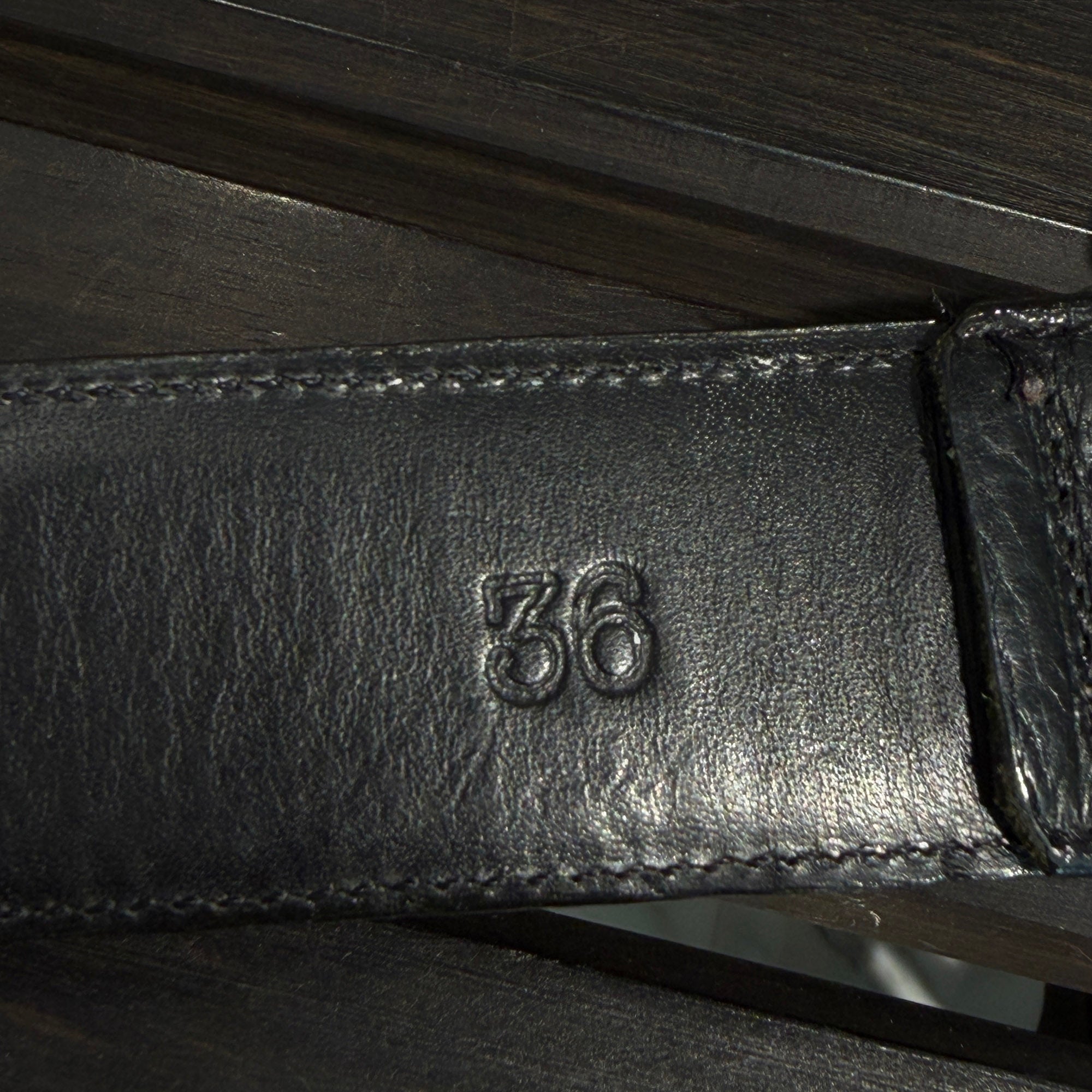 CHROME HEARTS クロムハーツ クラシック3PC レザーベルト32 CHROME HEARTS 3PC Classic Leather Belt Size 36 Inch クロムハーツ