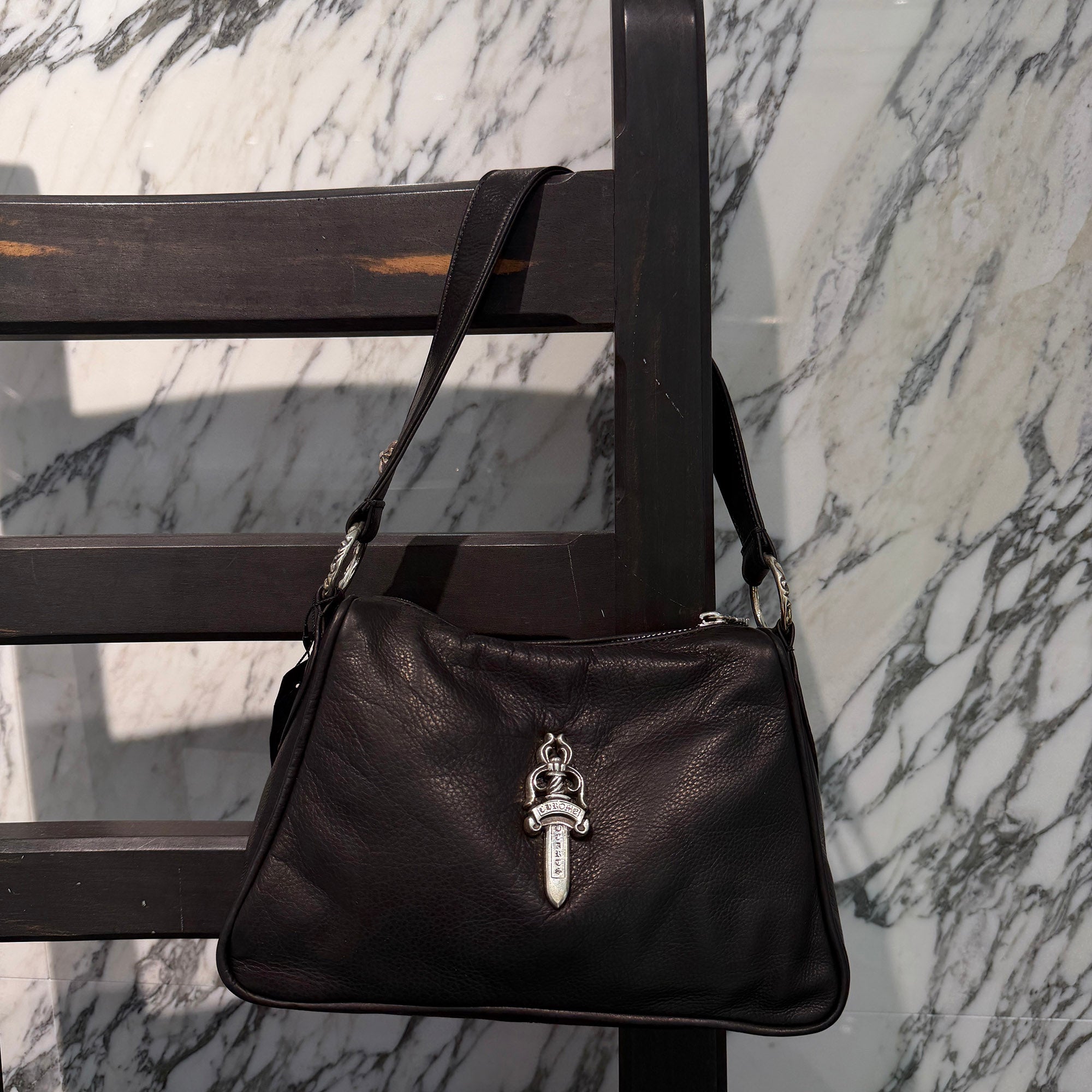 CHROME HEARTS CHICKEN NUGGET Small Leather Shoulder Bag クロムハーツ チキンナゲット スモールレザー ショルダーバッグ