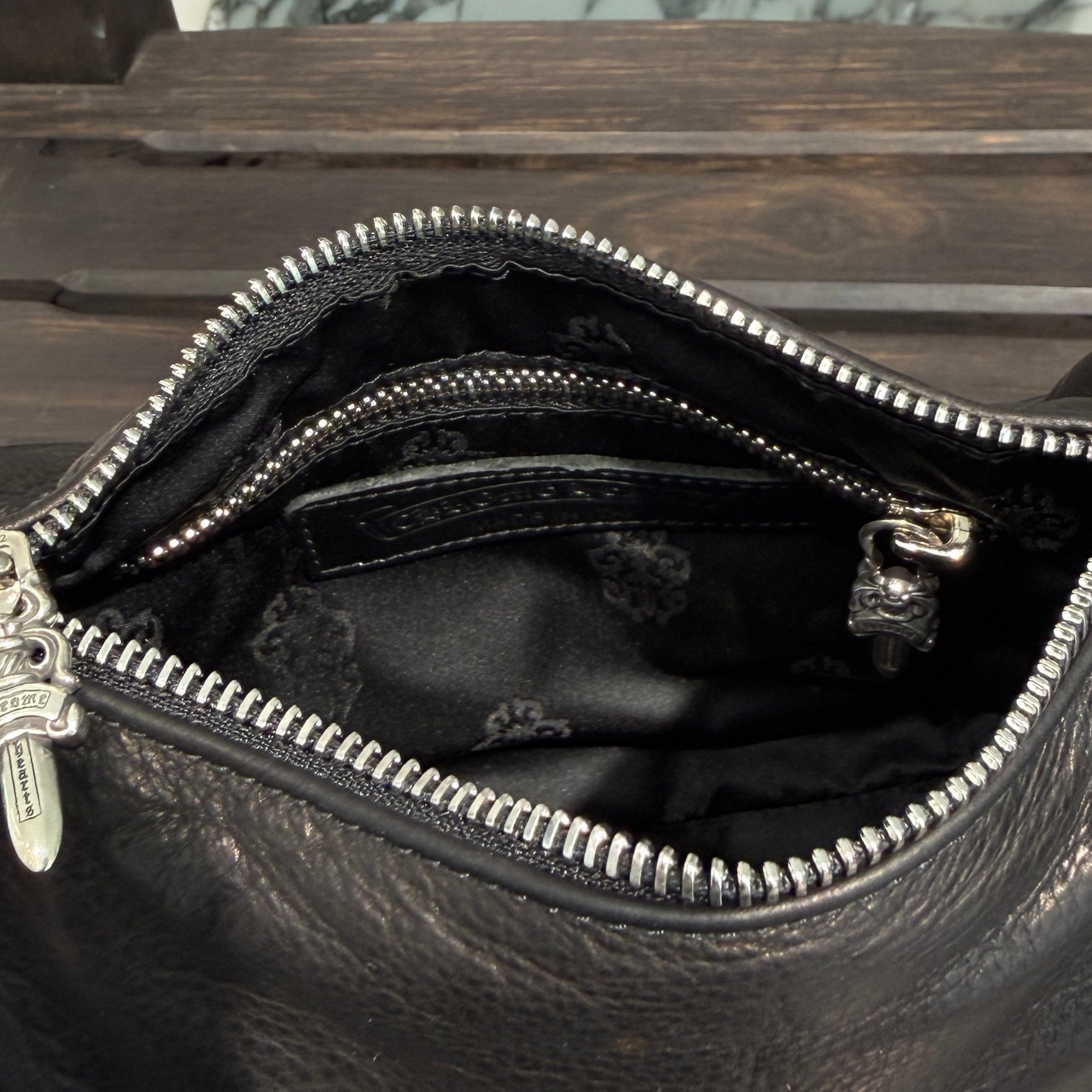 CHROME HEARTS CHICKEN NUGGET Small Leather Shoulder Bag クロムハーツ チキンナゲット スモールレザー ショルダーバッグ