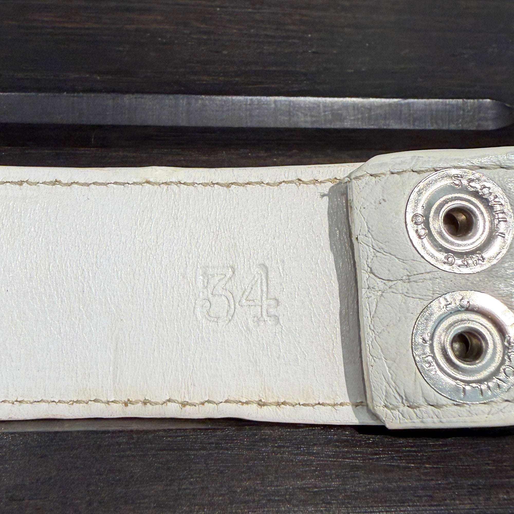 CHROME HEARTS 1.5 STRAP Horseshoe Rivet Cemetery Cross Patch