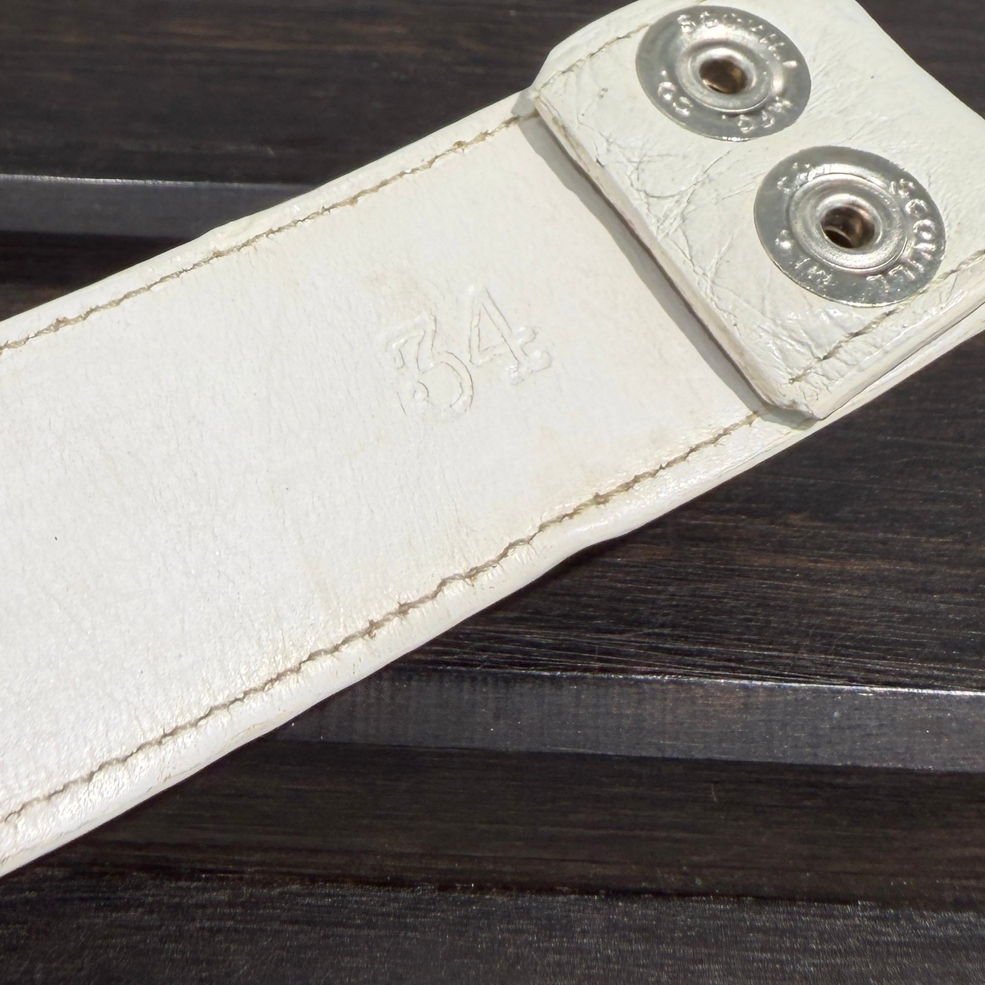 CHROME HEARTS 1.5 STRAP Horseshoe Rivet Cemetery Cross Patch