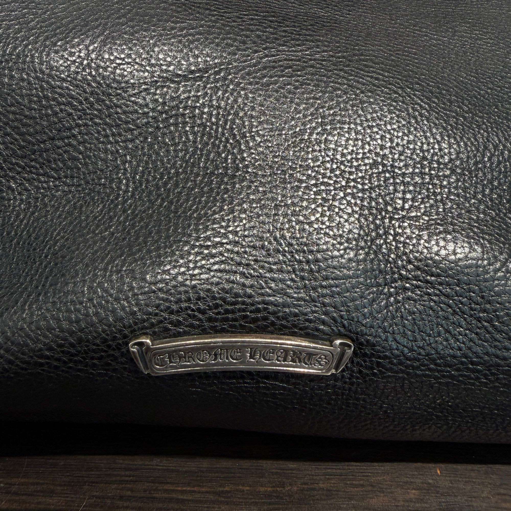 CHROME HEARTS 3 Cemetery Cross Patch FS Leather Tote Bag クロムハーツ 3セメタリークロスパッチ FS レザートートバッグ