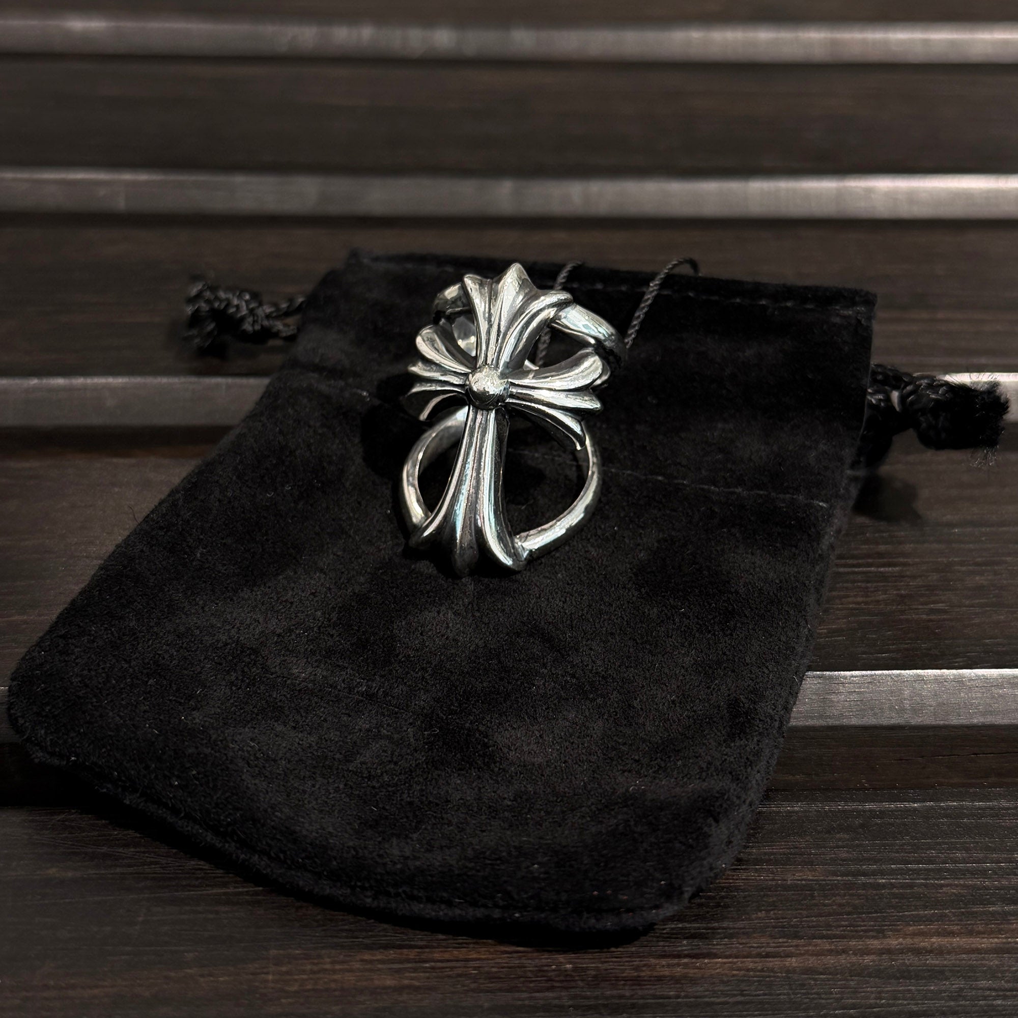 CHROME HEARTS Infinity CRS Ring Size 約20号 クロムハーツ インフィニティークロス リング サイズ約20号