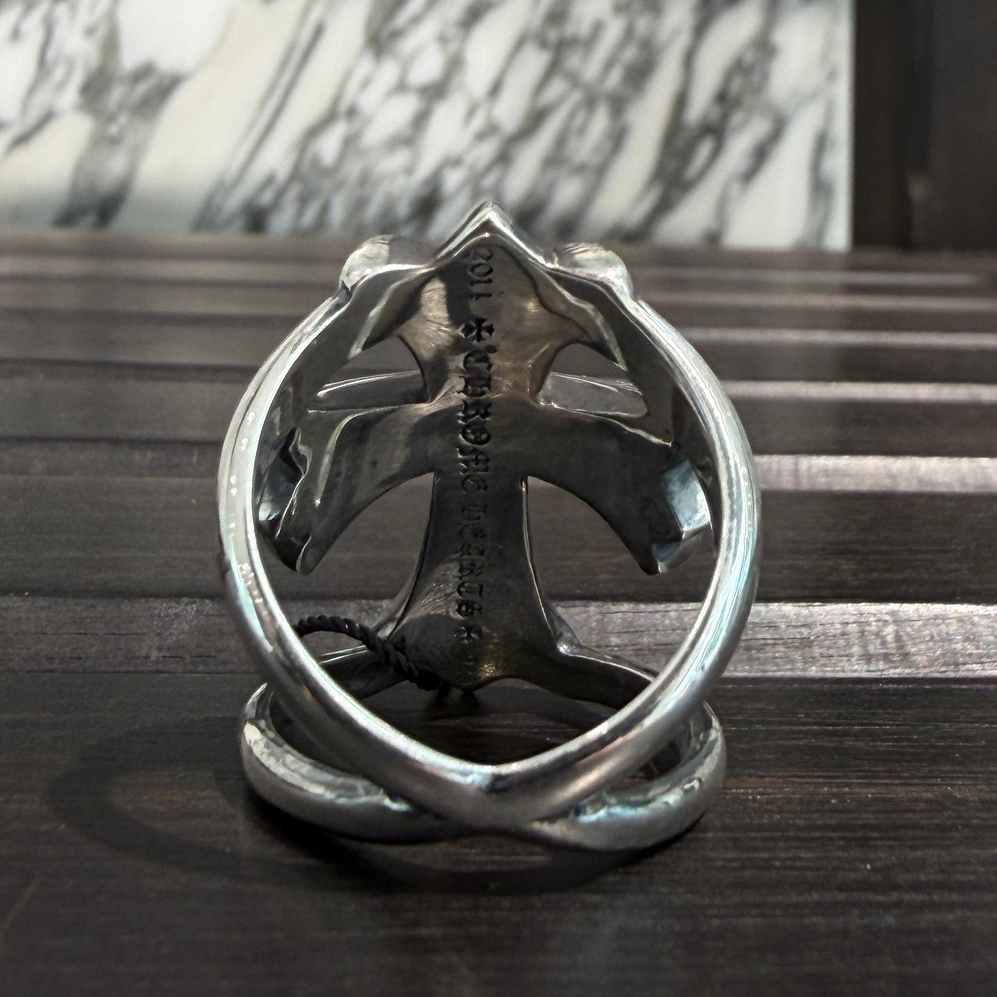CHROME HEARTS Infinity CRS Ring Size 約20号 クロムハーツ インフィニティークロス リング サイズ約20号