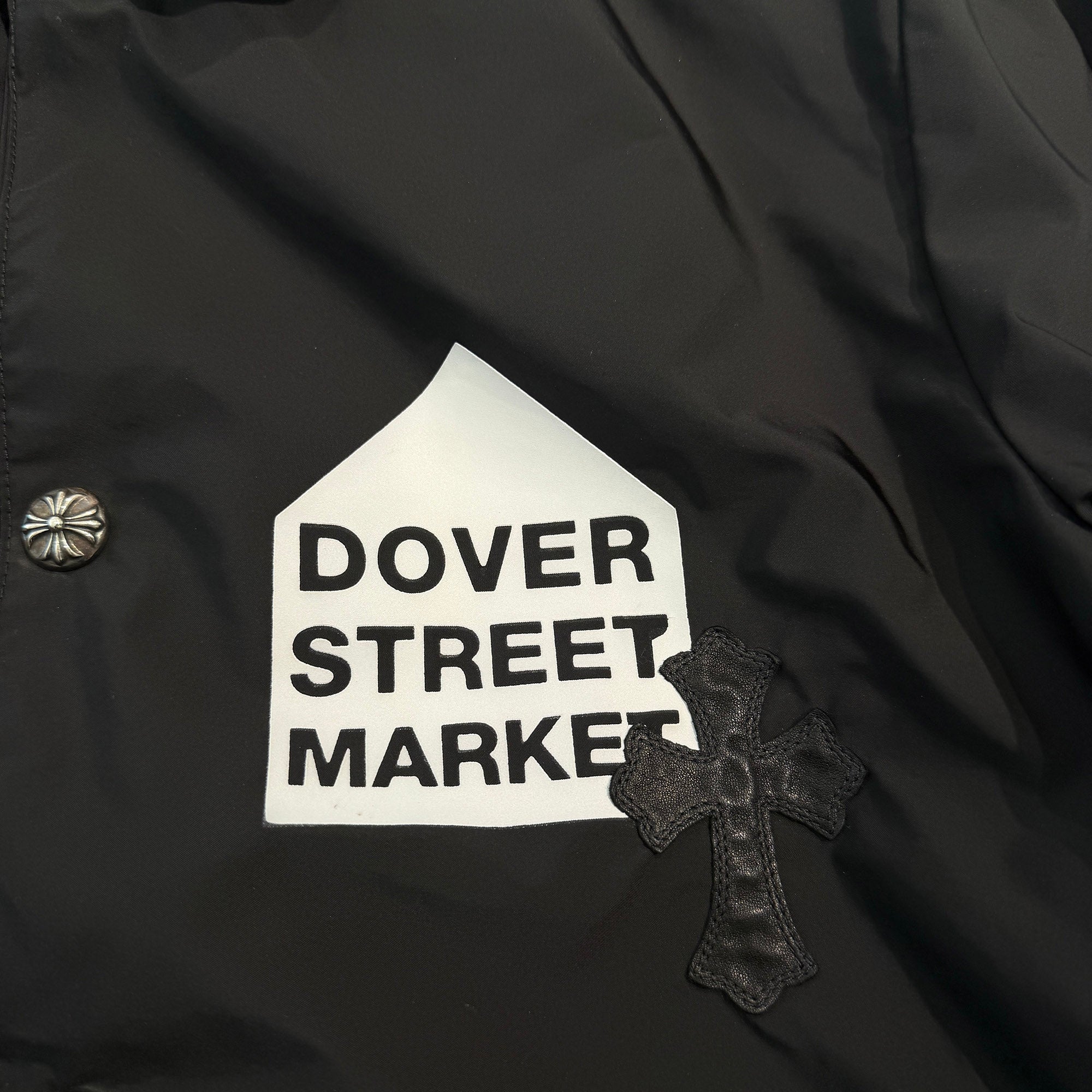CHROME HEARTS × COMME des GARCONS Dover Street Market Varsity Coach Jacket Size L クロムハーツ × コムデギャルソン ドーバーストリート マーケット バーシティ コーチジャケット サイズL