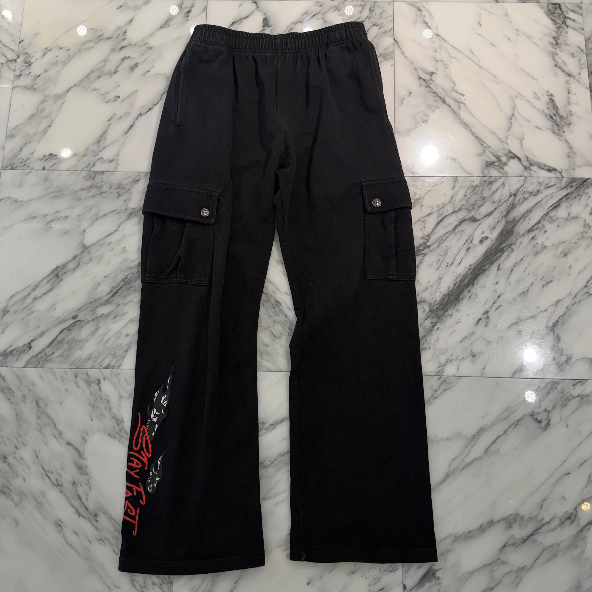 CHROME HEARTS × MATTY BOY PPO STAY FAST RACE TEAM Cargo Sweat Pants Size L クロムハーツ × マッティボーイ ステイファスト レースチーム カーゴ スウェットパンツ サイズL