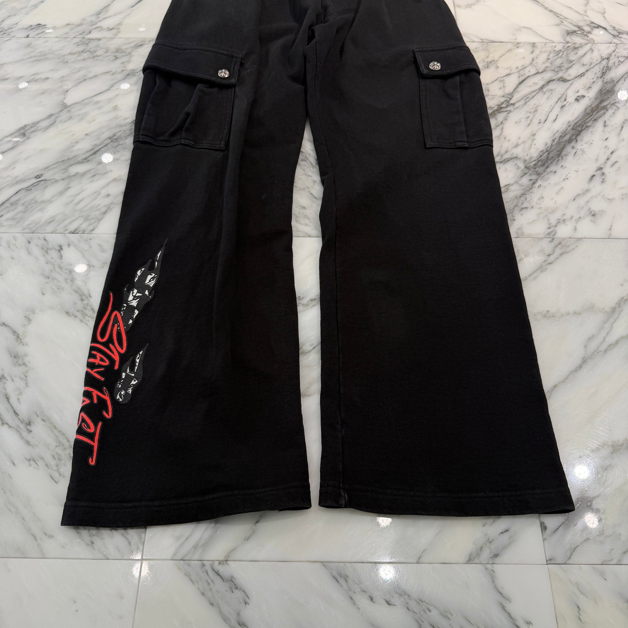 CHROME HEARTS × MATTY BOY PPO STAY FAST RACE TEAM Cargo Sweat Pants Size L クロムハーツ × マッティボーイ ステイファスト レースチーム カーゴ スウェットパンツ サイズL