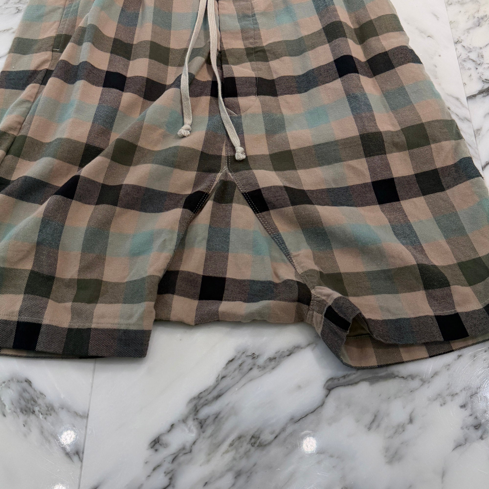 Rick Owens 2022AW Penta Check Bermuda Shorts RU02B2384-CP Size 36 リックオウェンス ペンタ チェック バミューダショーツ サイズ36