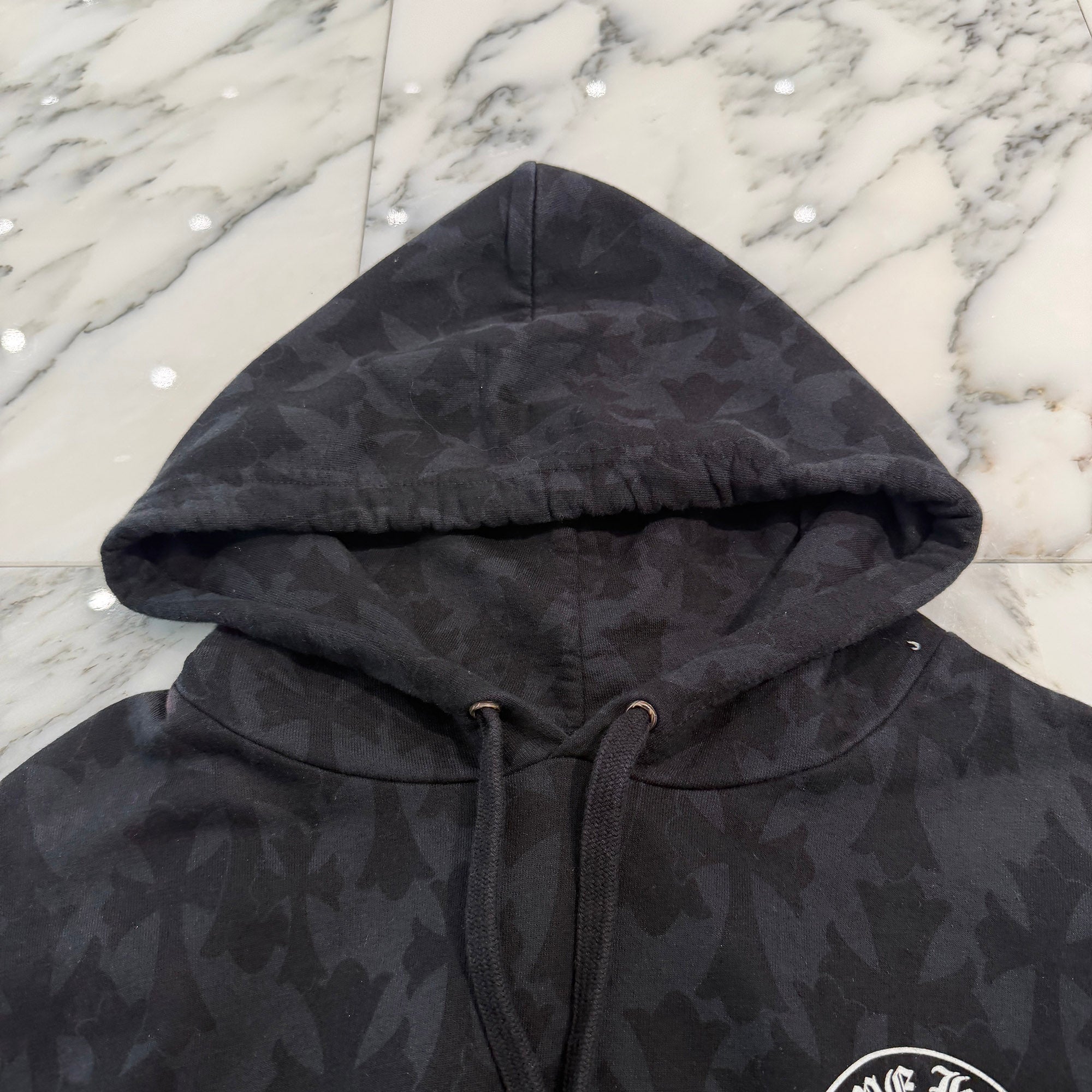 CHROME HEARTS 2024SS Graveyard Cemetery Cross Pullover Hoodie Size M クロムハーツ グレイブヤード セメタリークロス プルオーバーフーディ サイズM