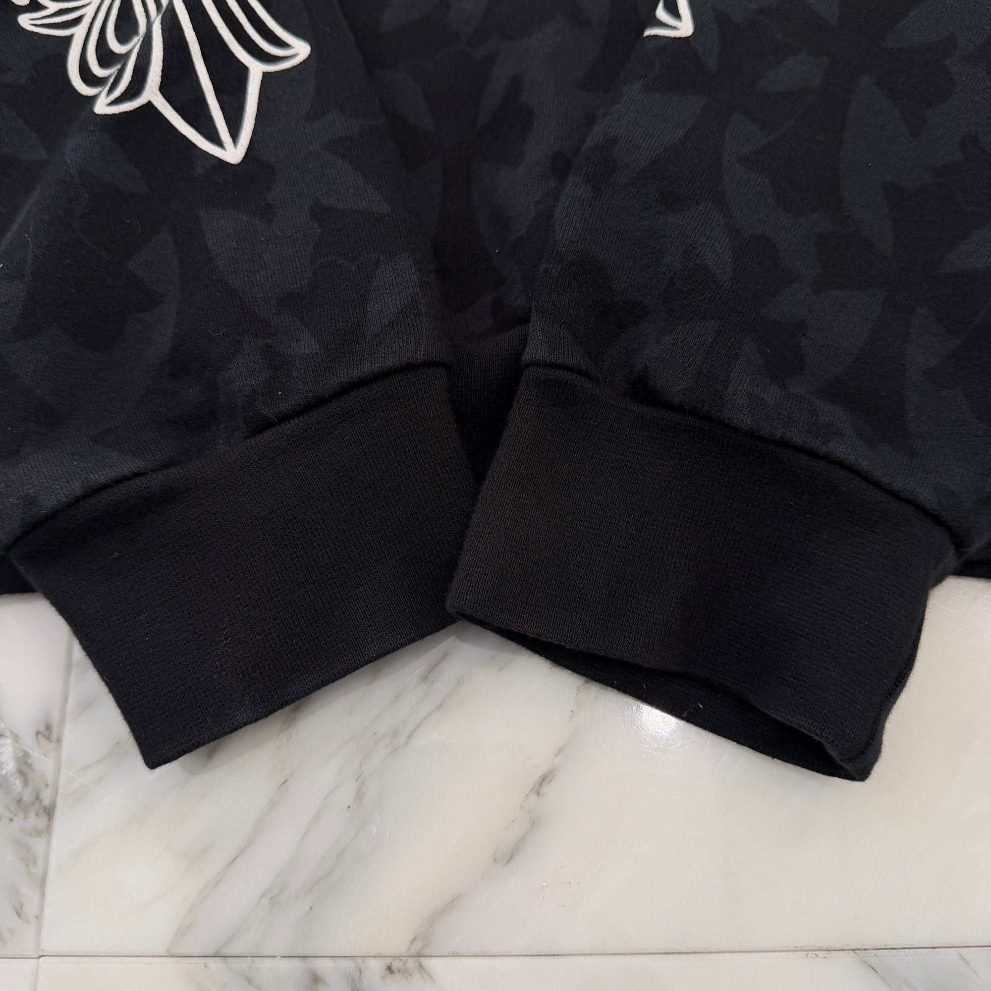 CHROME HEARTS 2024SS Graveyard Cemetery Cross Pullover Hoodie Size M クロムハーツ グレイブヤード セメタリークロス プルオーバーフーディ サイズM