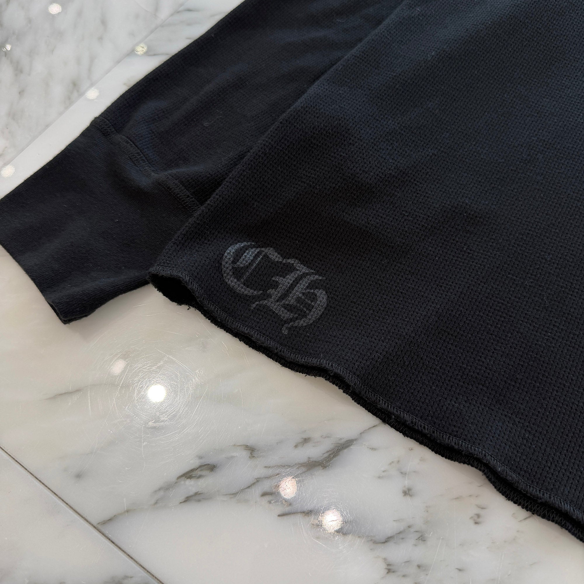 CHROME HEARTS 2025AW Scroll Label Arm Logo Print Thermal Long Sleeve Tee Size XL クロムハーツ スクロールラベル アームロゴプリント  サーマル ロングスリーブ Tシャツ サイズXL