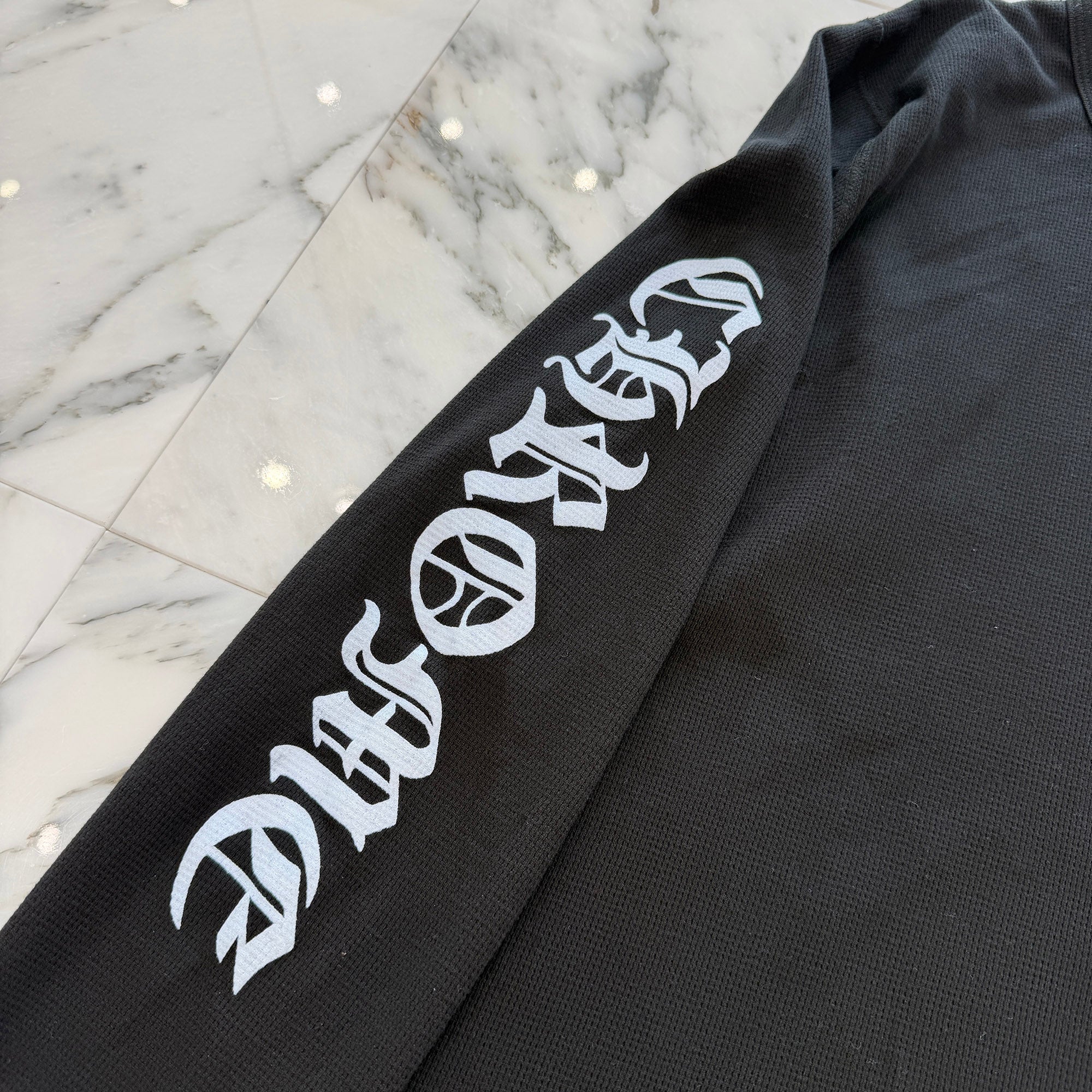 CHROME HEARTS 2025AW Scroll Label Arm Logo Print Thermal Long Sleeve Tee Size XL クロムハーツ スクロールラベル アームロゴプリント  サーマル ロングスリーブ Tシャツ サイズXL