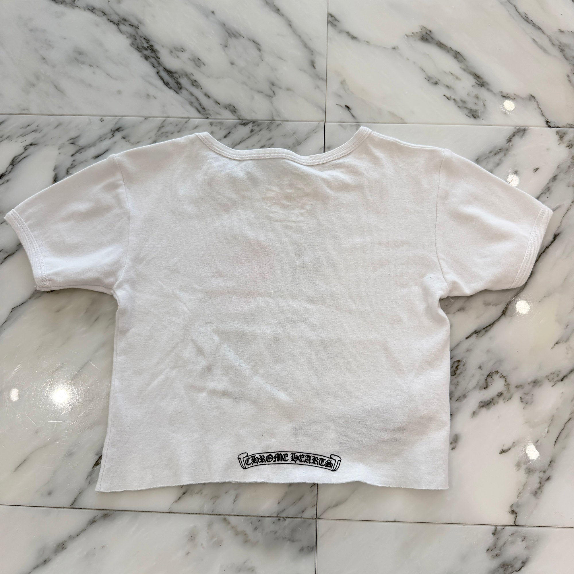CHROME HEARTS "I Love NY" Cropped Tee Size ONE SIZE (68-112) クロムハーツ "アイ・ラブ・ニューヨーク" クロップドTシャツ サイズONE SIZE (68-112)