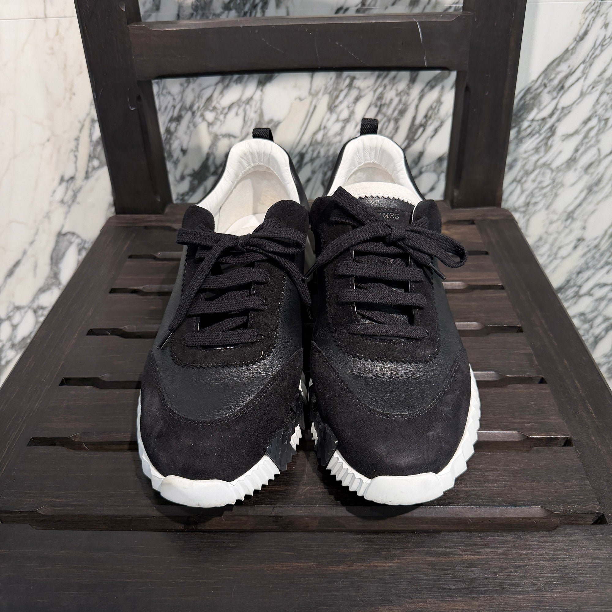 HERMES 2020AW "Bouncing" Suede leather Sneakers H221898Z Size 44 (約29.0cm) エルメス "バウンシング" スウェードレザー スニーカー サイズ44 (約29.0cm)