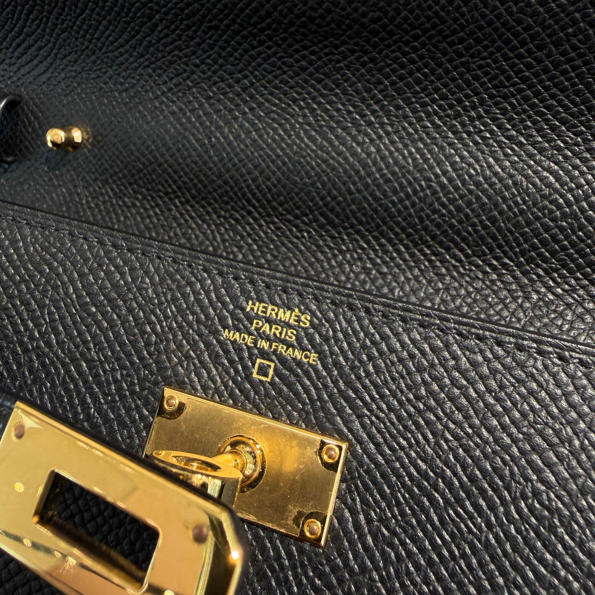 HERMES Kelly Wallet Long To Go Touch "NOIR" Leather Shoulder Bag B刻印 エルメス ケリー ウォレット ロングトゥゴー タッチ "ノワール" レザーショルダーバッグ B刻印