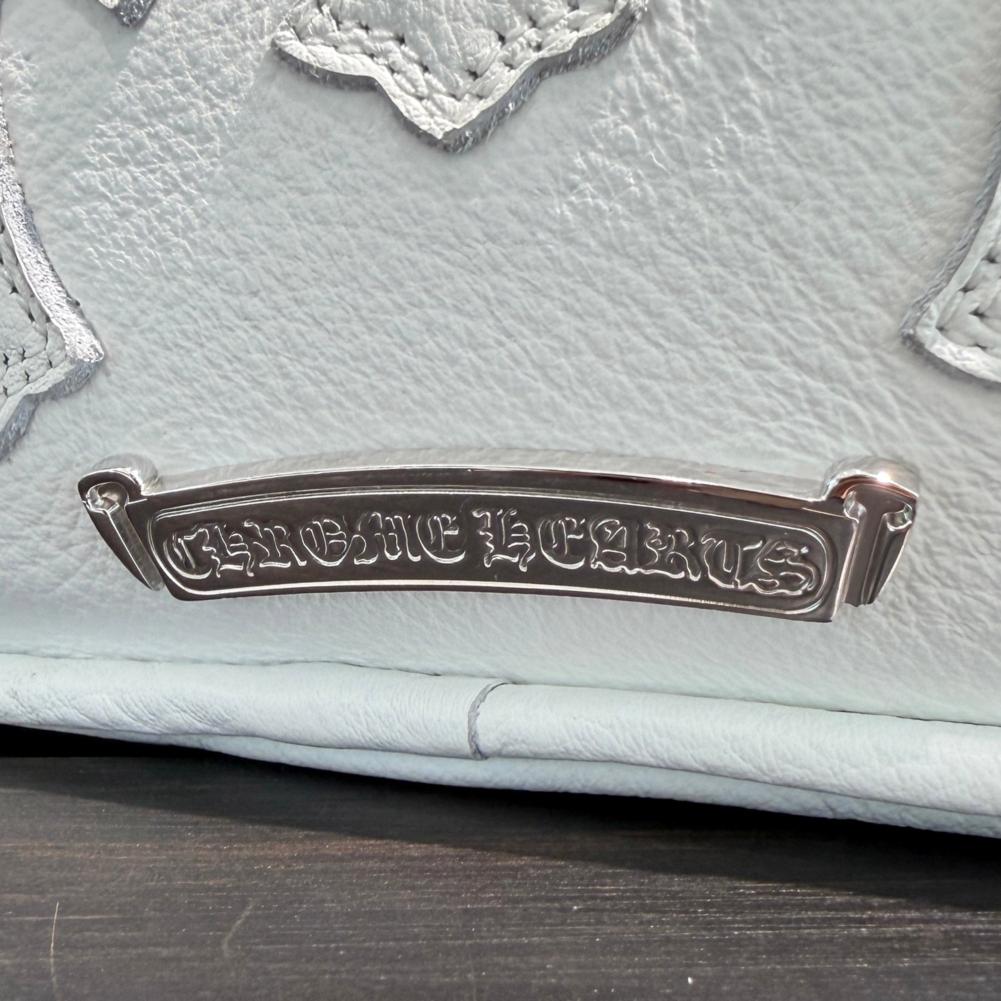 CHROME HEARTS Tiny GYM Cemetery Cross Patch Hand Bag クロムハーツ タイニー ジム セメタリークロスパッチ ハンドバッグ