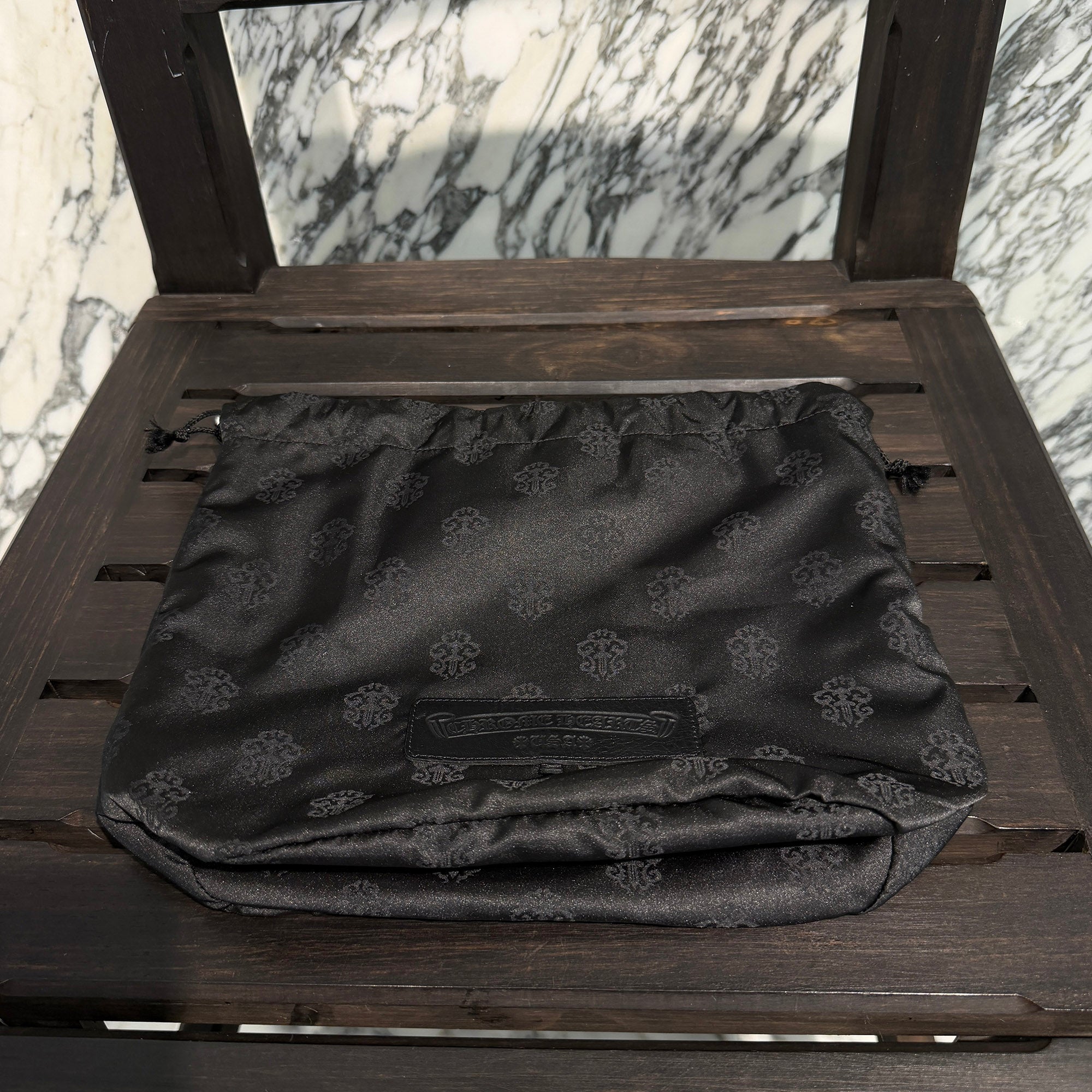 CHROME HEARTS Tiny GYM Cemetery Cross Patch Hand Bag クロムハーツ タイニー ジム セメタリークロスパッチ ハンドバッグ