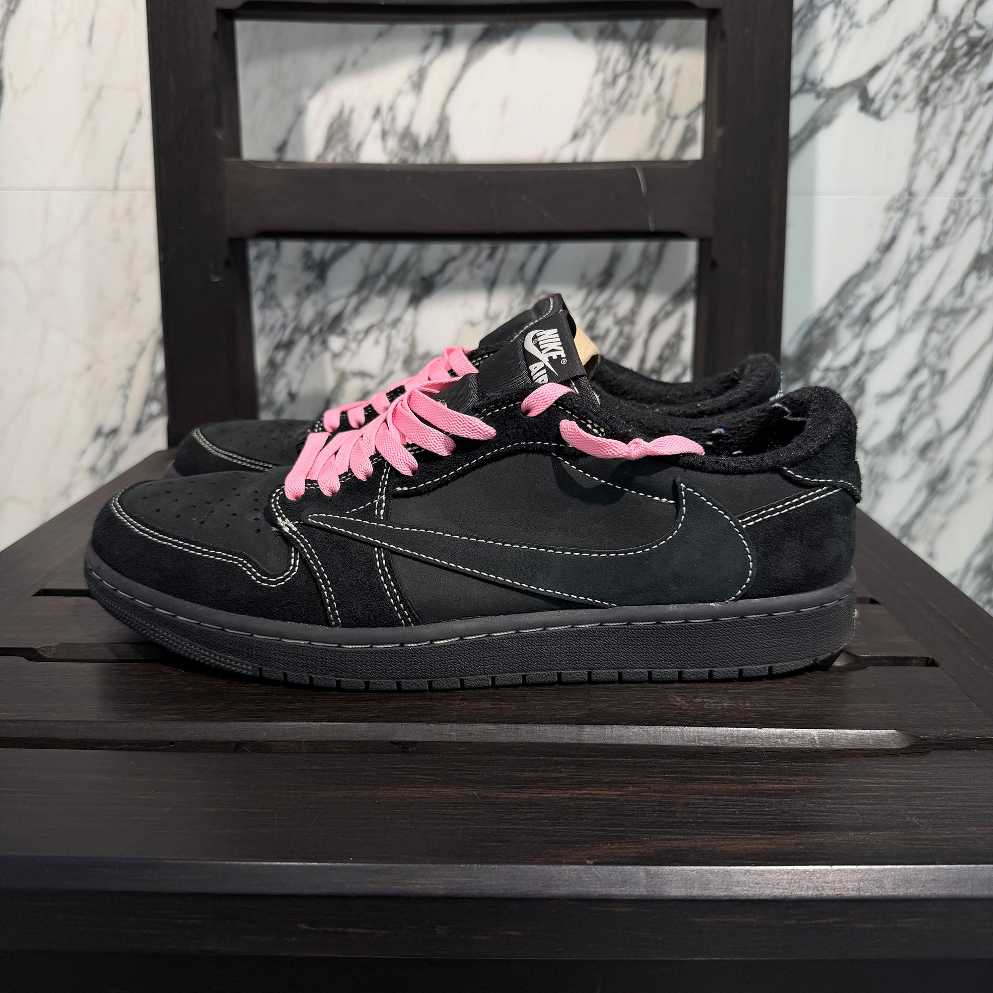 NIKE × Travis Scott Air Jordan 1 Low OG SP "Black Phantom" DM7866-001 Size US10.5 (28.5cm) ナイキ×トラヴィススコット エアジョーダン1 ロー OG SP "ブラック ファントム" サイズUS10.5 (28.5cm)
