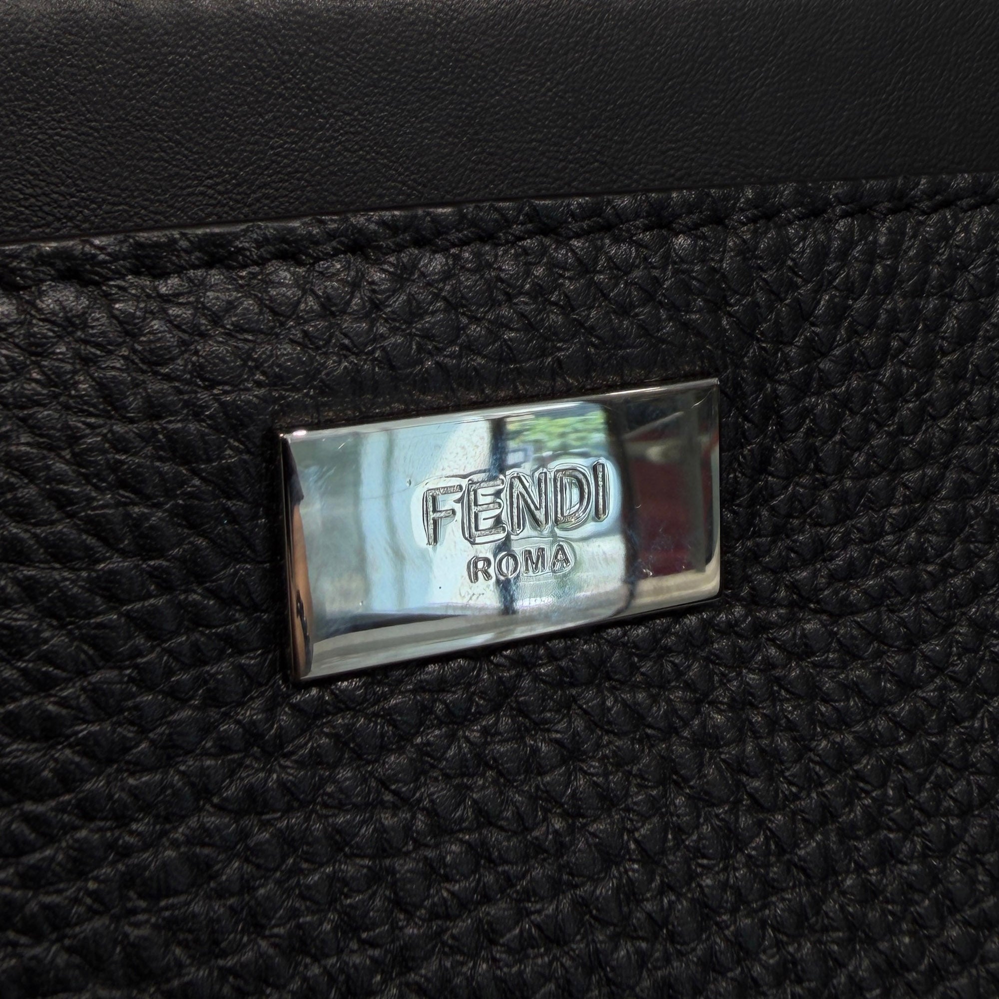 FENDI Peekaboo Iconic Essential Business Bag 7VA476 A91A F0GXN フェンディ ピーカブー アイコニックエッセンシャル ビジネスバッグ