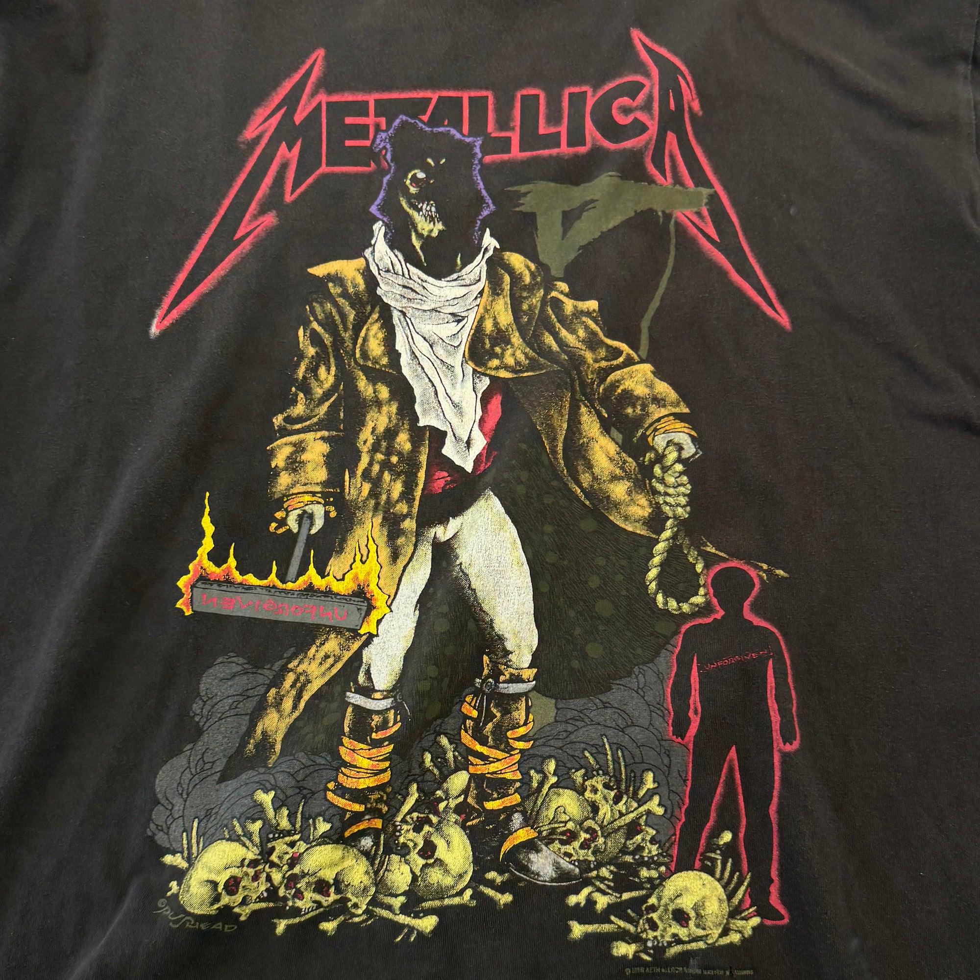 Vintage 90's METALLICA "The Unforgiven" Art Work S/S Tee Size XL ヴィンテージ 90's メタリカ "ザ アンフォーギヴン" アートワーク Tシャツ サイズXL