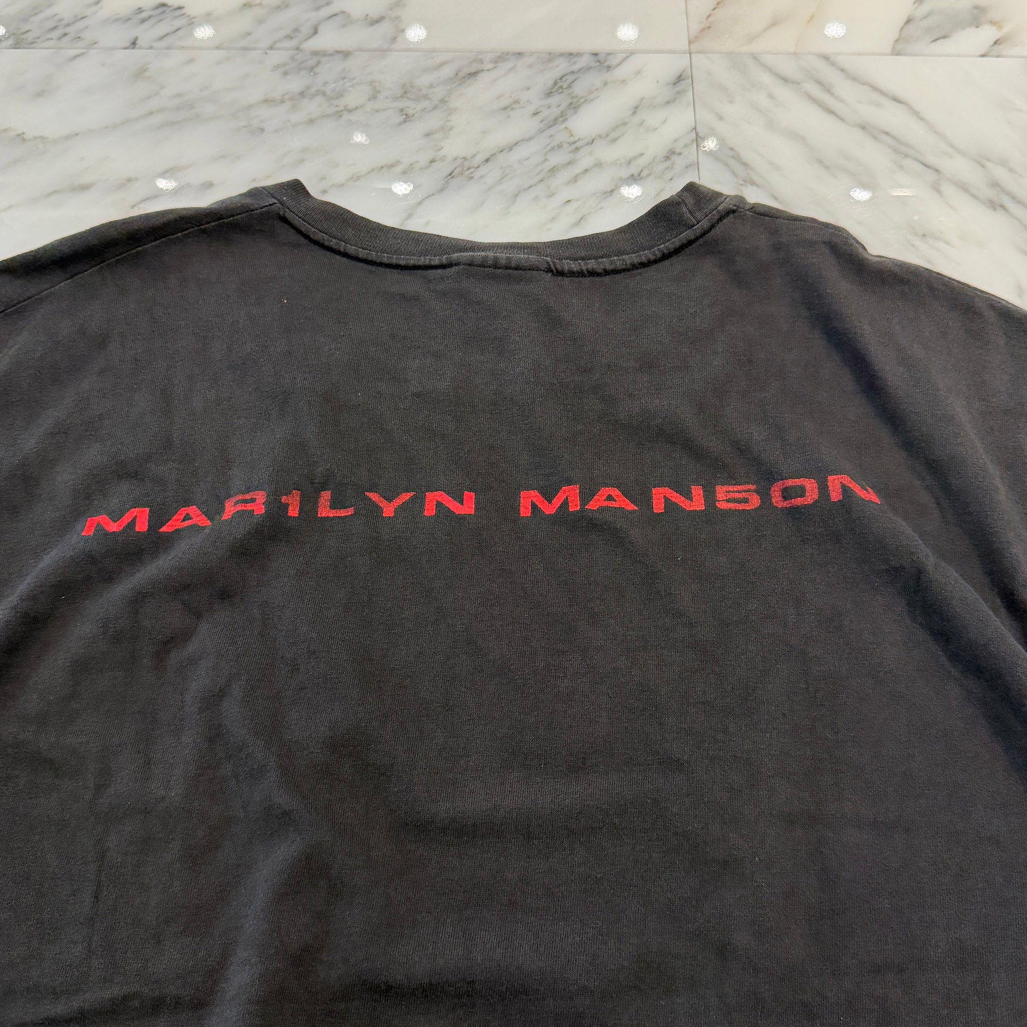 Vintage 90's Marilyn Manson "GOD IS IN THE TV" Winterland S/S Tee Size L 90's マリリン・マンソン "ゴッド イズ インザ TV" ウィンターランド社製Tシャツ サイズL