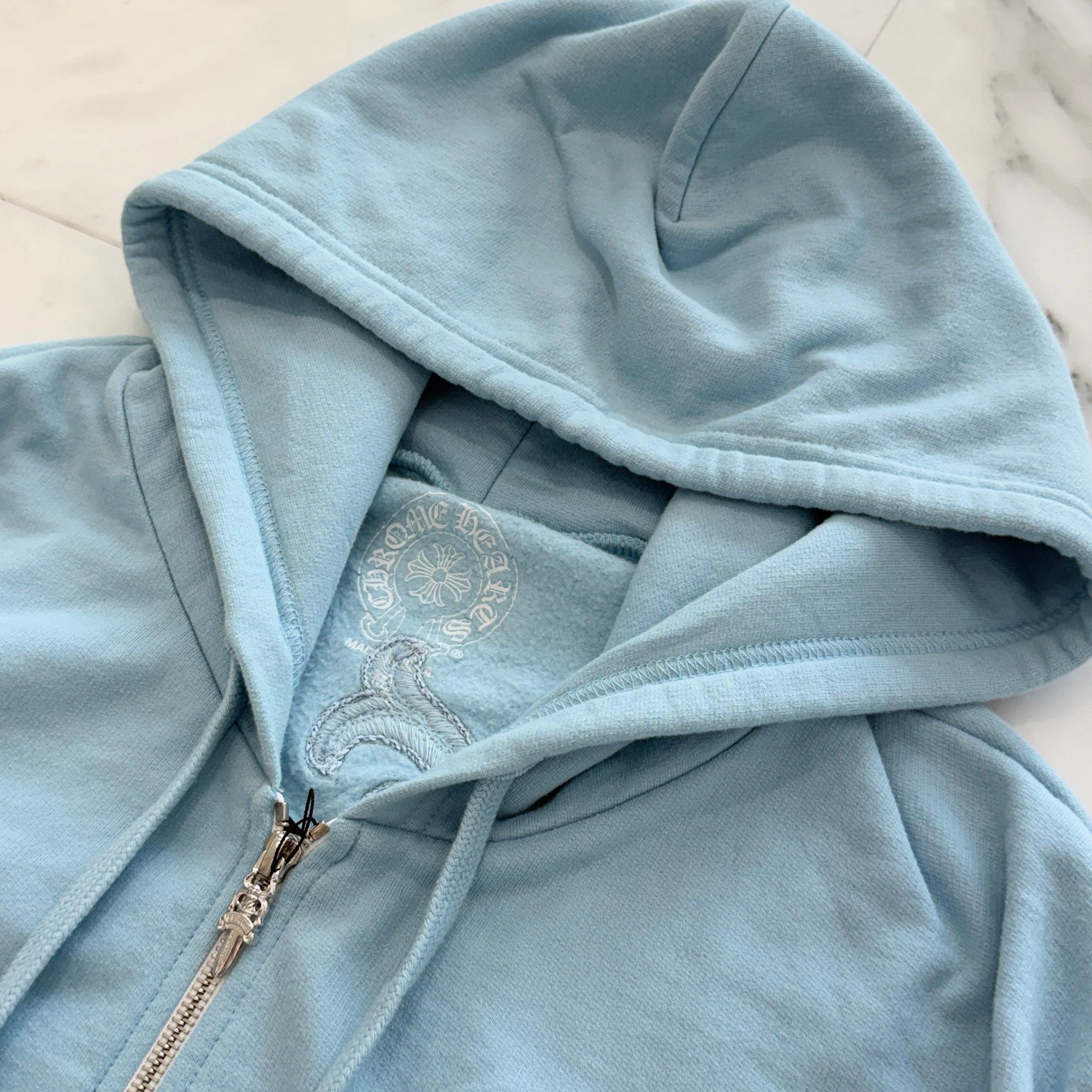 CHROME HEARTS Beaded Vine Dagger Zip Up Hoodie Size M クロムハーツ