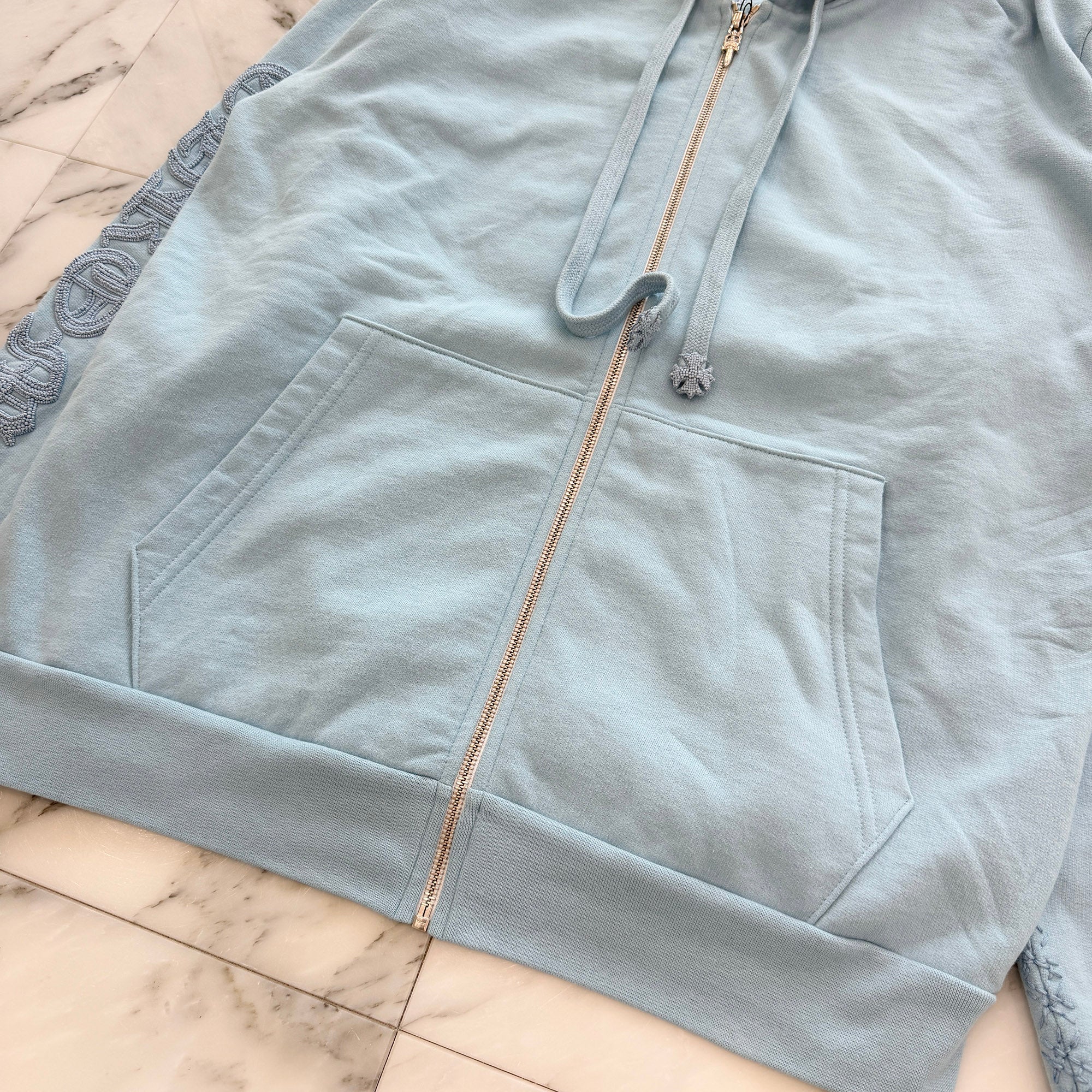 CHROME HEARTS Beaded Vine Dagger Zip Up Hoodie Size M クロムハーツ