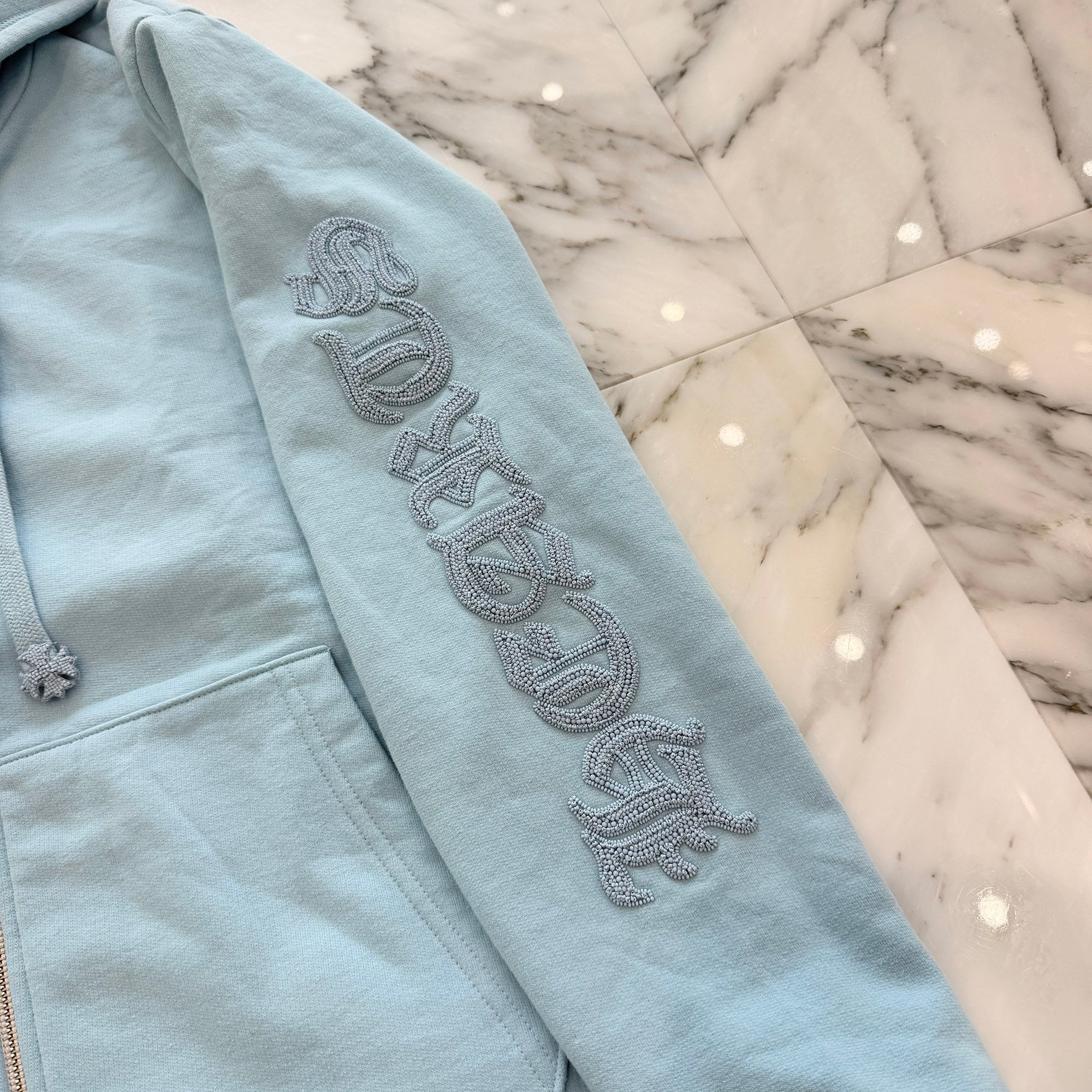 CHROME HEARTS Beaded Vine Dagger Zip Up Hoodie Size M クロムハーツ