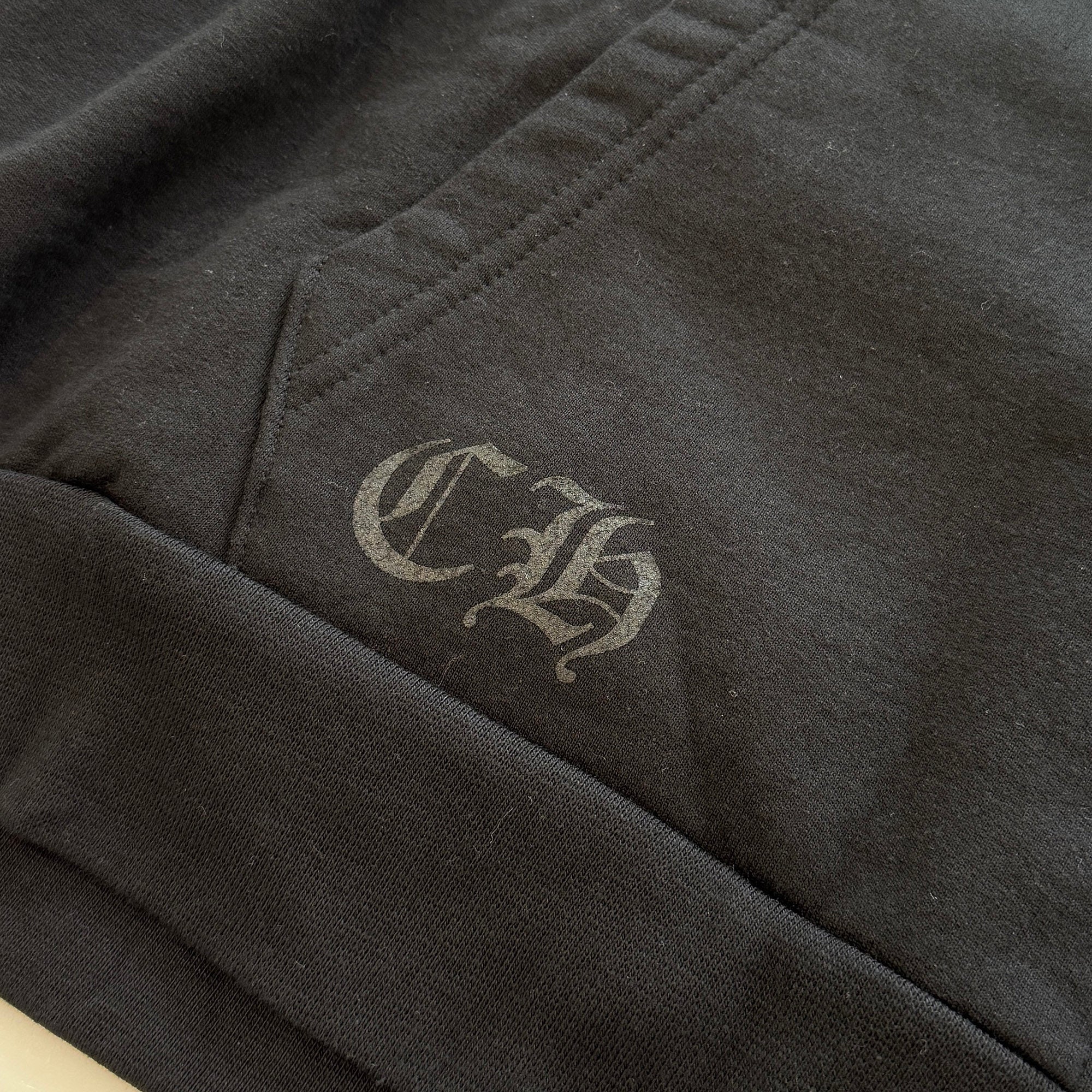 CHROME HEARTS Floral Cross Horseshoe Zip Up Hoodie Size XL クロムハーツ フローラルクロス ホースシュー ジップアップフーディ サイズXL