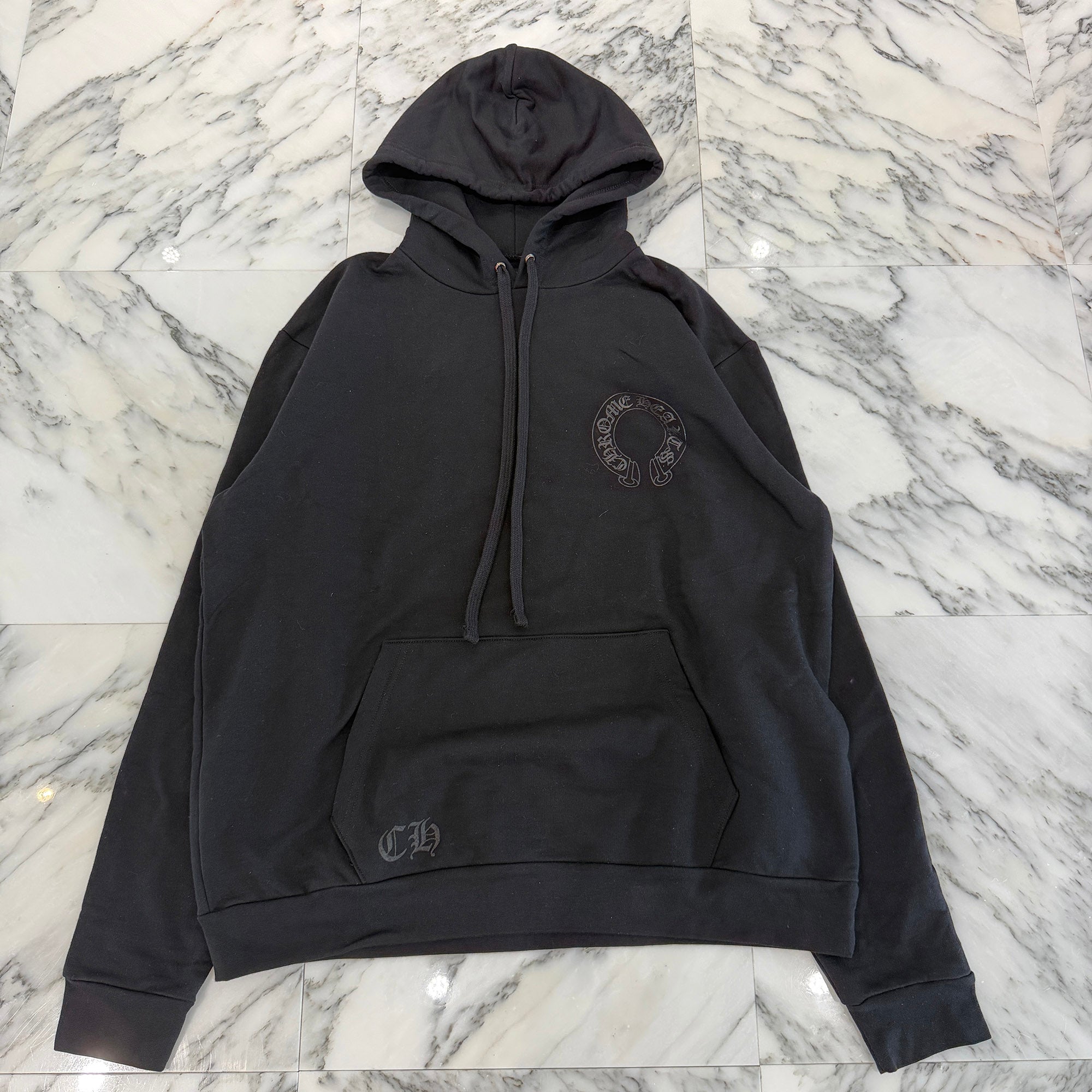CHROME HEARTS 2026SS ONLINE Limited Floral Cross Back Arch Logo USA Pullover Hoodie Size L クロムハーツ オンライン限定 フローラルクロス バックアーチ ロゴ USA プルオーバー フーディー サイズL