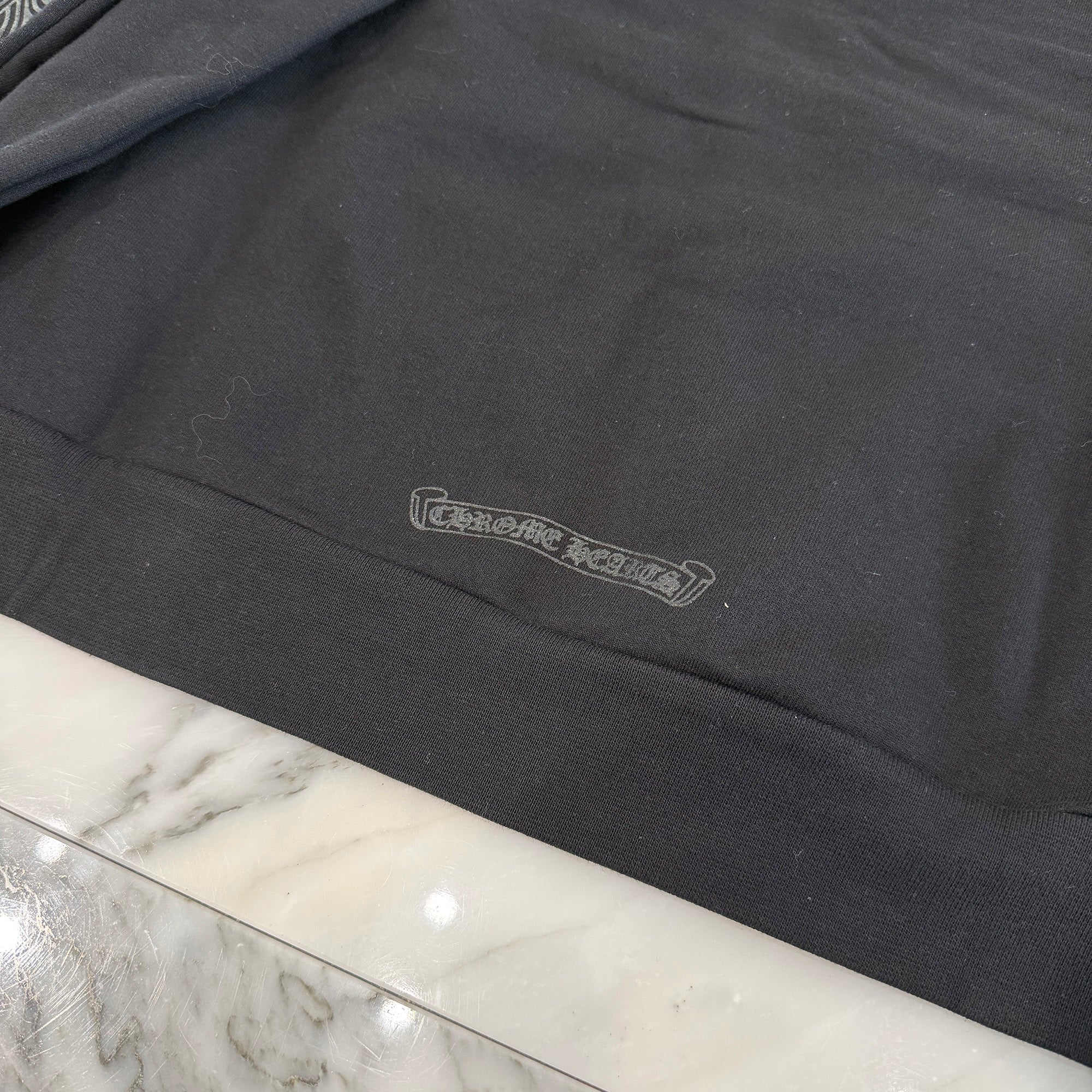 CHROME HEARTS 2026SS ONLINE Limited Floral Cross Back Arch Logo USA Pullover Hoodie Size L クロムハーツ オンライン限定 フローラルクロス バックアーチ ロゴ USA プルオーバー フーディー サイズL