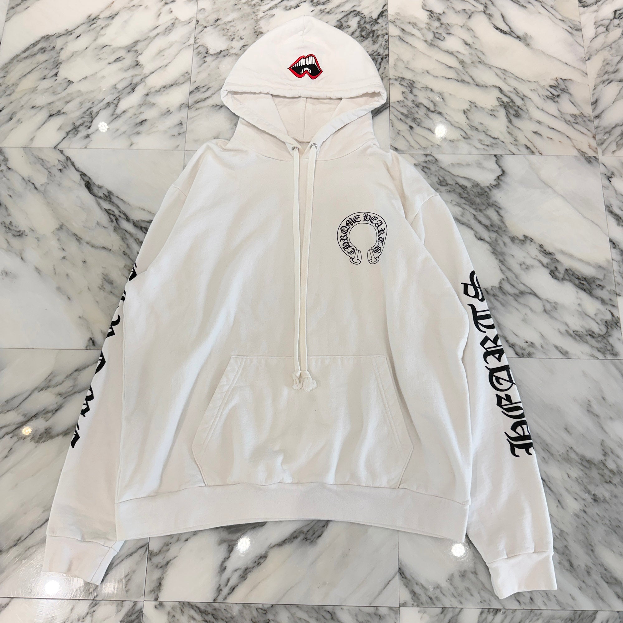 CHROME HEARTS × MATTY BOY Chomper Horseshoe Pullover Hoodie Size L クロムハーツ × マッティボーイ チョンパー ホースシュー プルオーバーフーディ サイズL