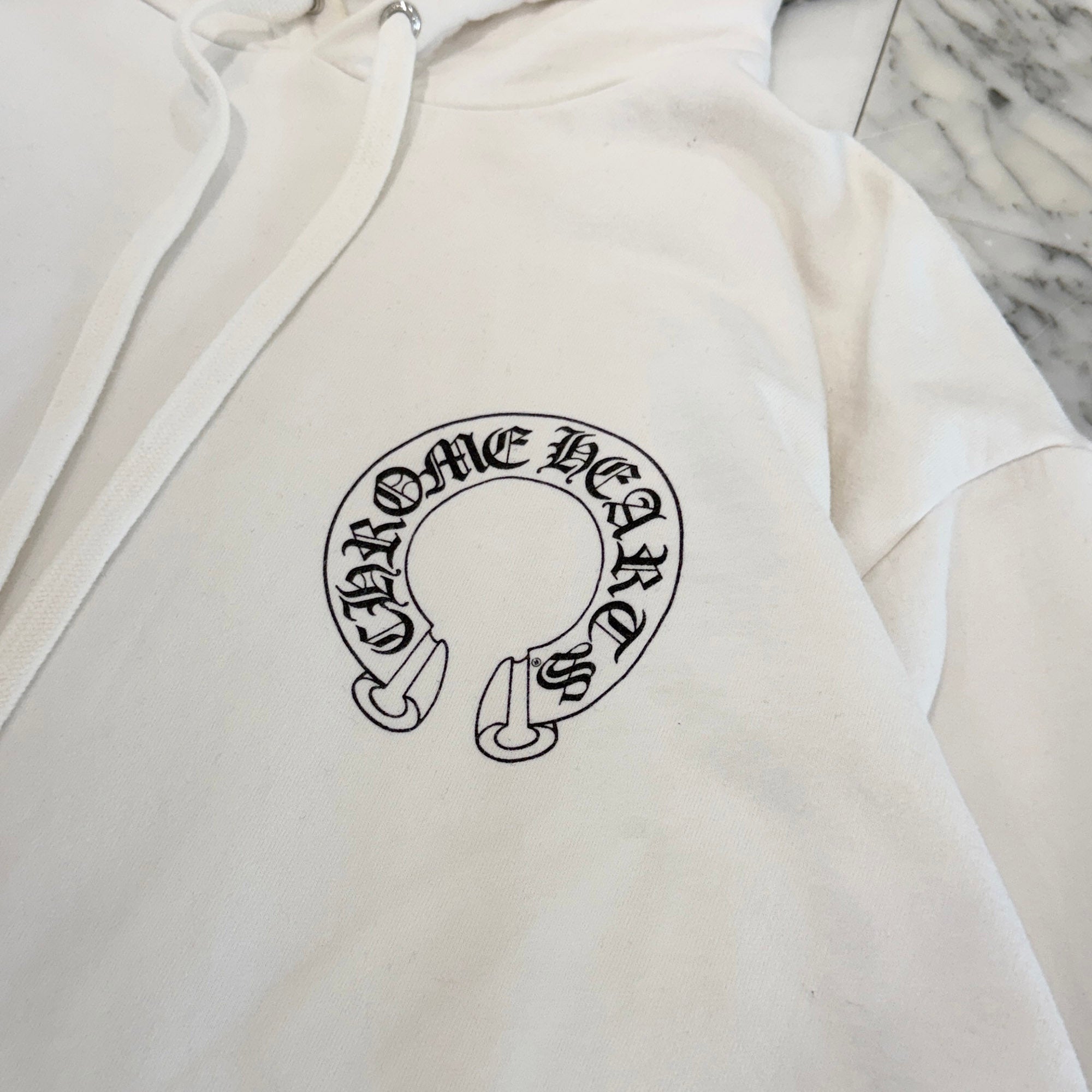 CHROME HEARTS × MATTY BOY Chomper Horseshoe Pullover Hoodie Size L クロムハーツ × マッティボーイ チョンパー ホースシュー プルオーバーフーディ サイズL