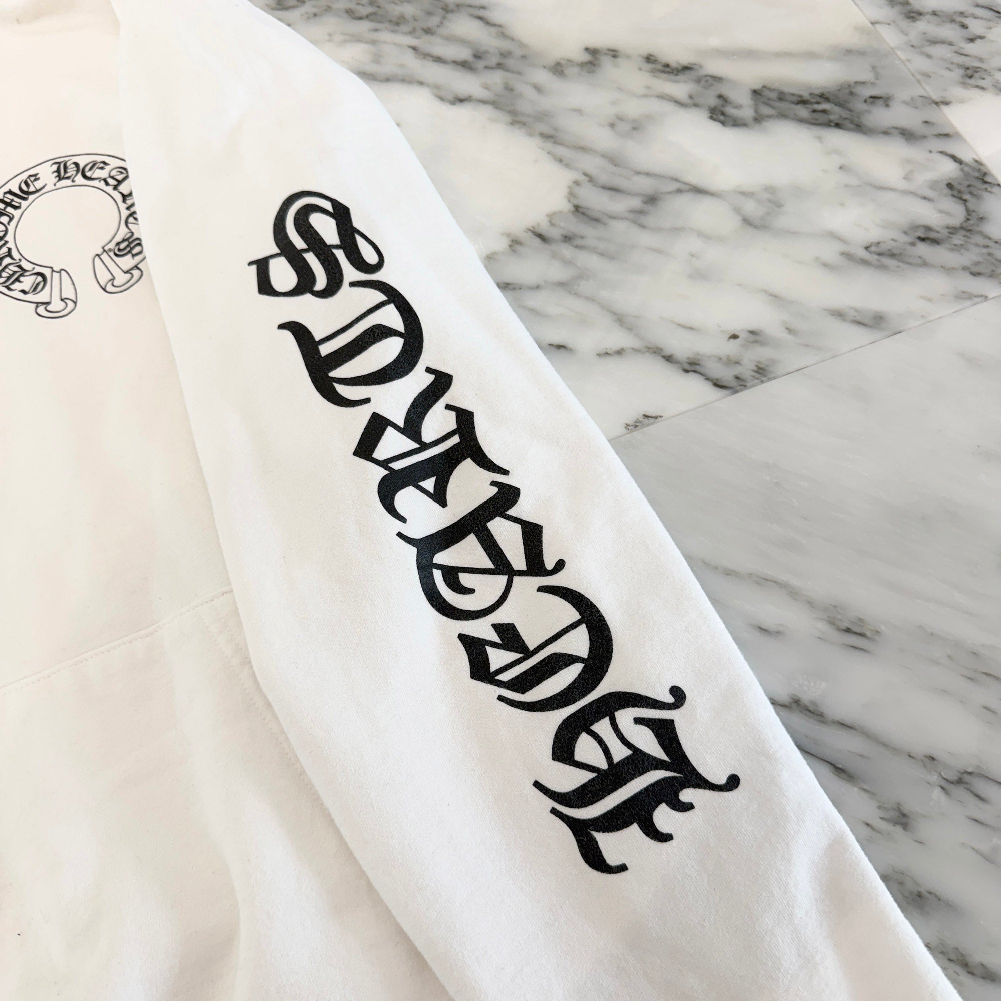 CHROME HEARTS × MATTY BOY Chomper Horseshoe Pullover Hoodie Size L クロムハーツ × マッティボーイ チョンパー ホースシュー プルオーバーフーディ サイズL