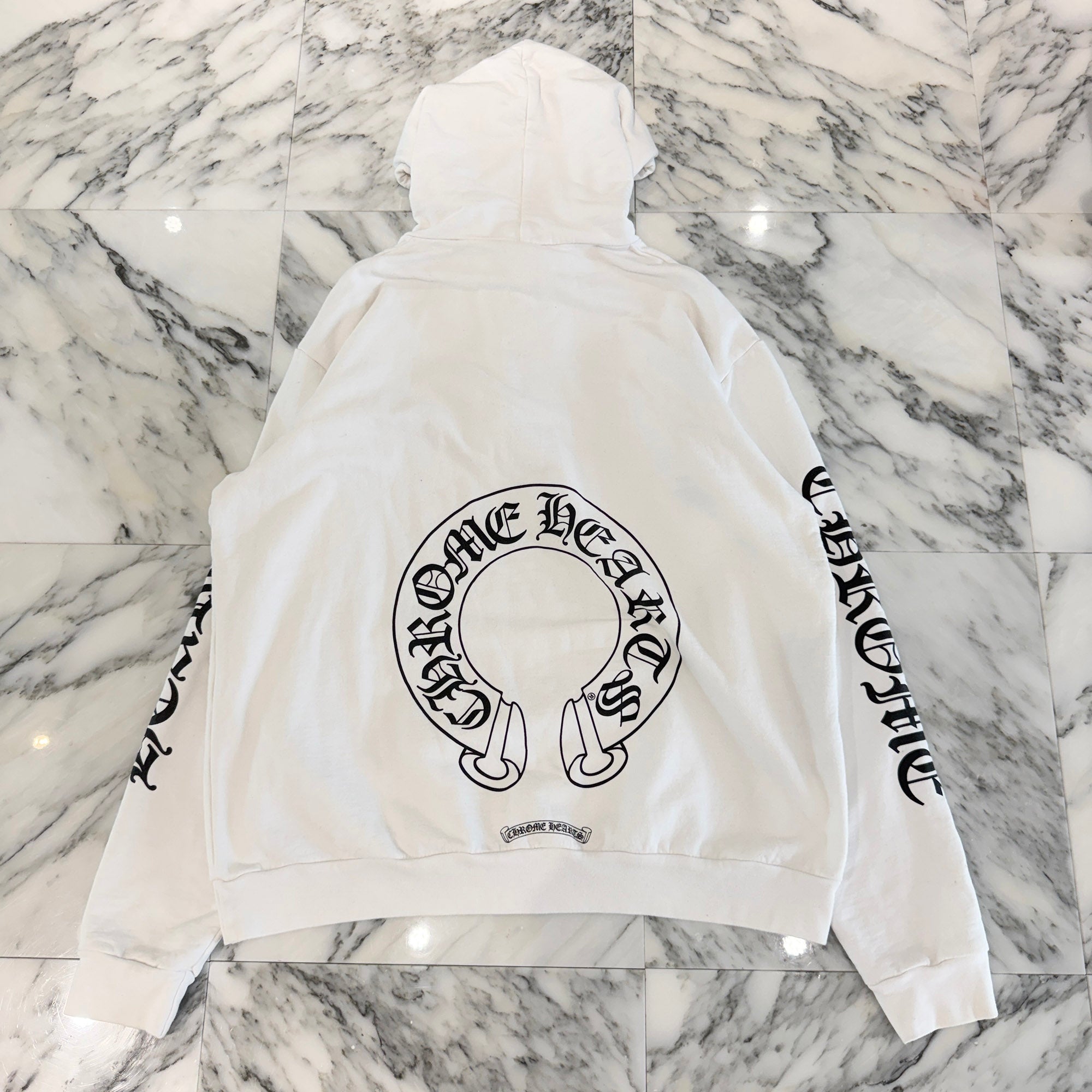 CHROME HEARTS × MATTY BOY Chomper Horseshoe Pullover Hoodie Size L クロムハーツ × マッティボーイ チョンパー ホースシュー プルオーバーフーディ サイズL