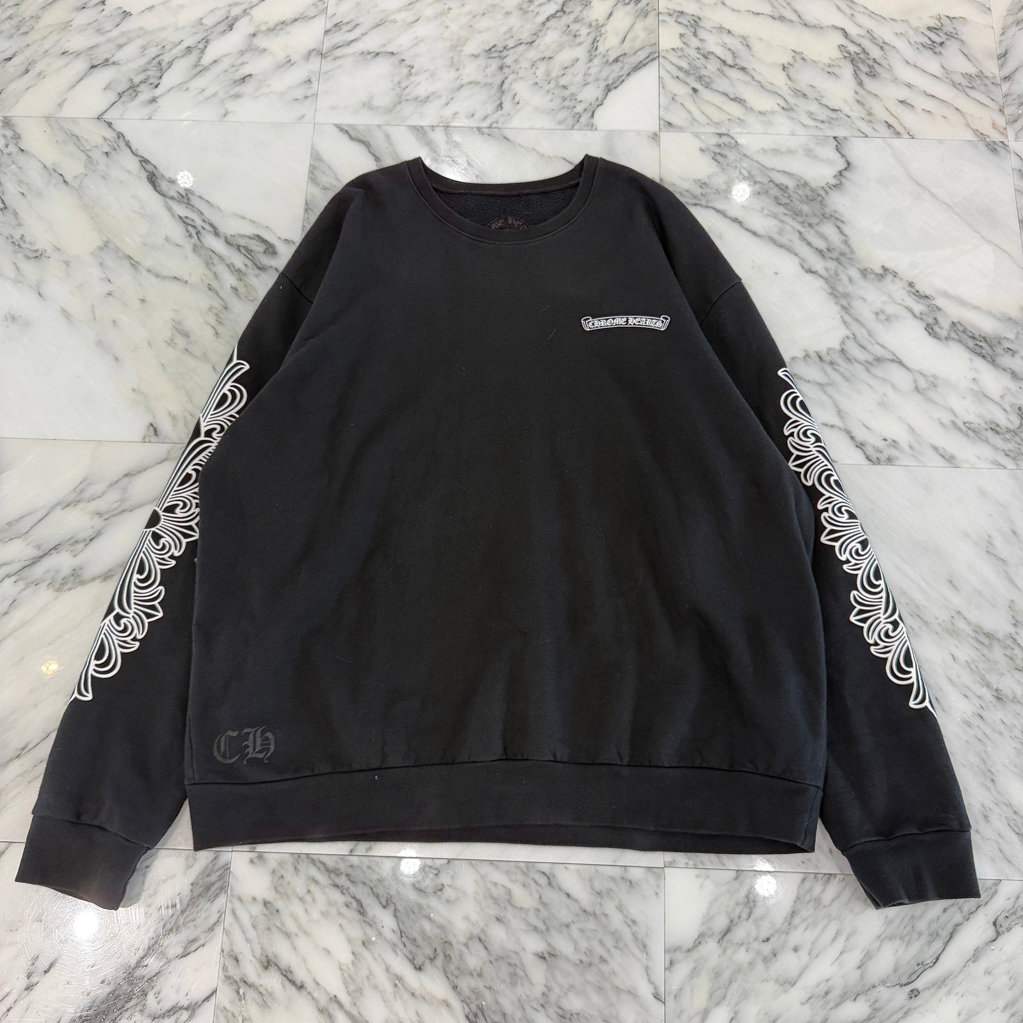 CHROME HEARTS Dagger Eye Chart Sweat Shirt Size L クロムハーツ