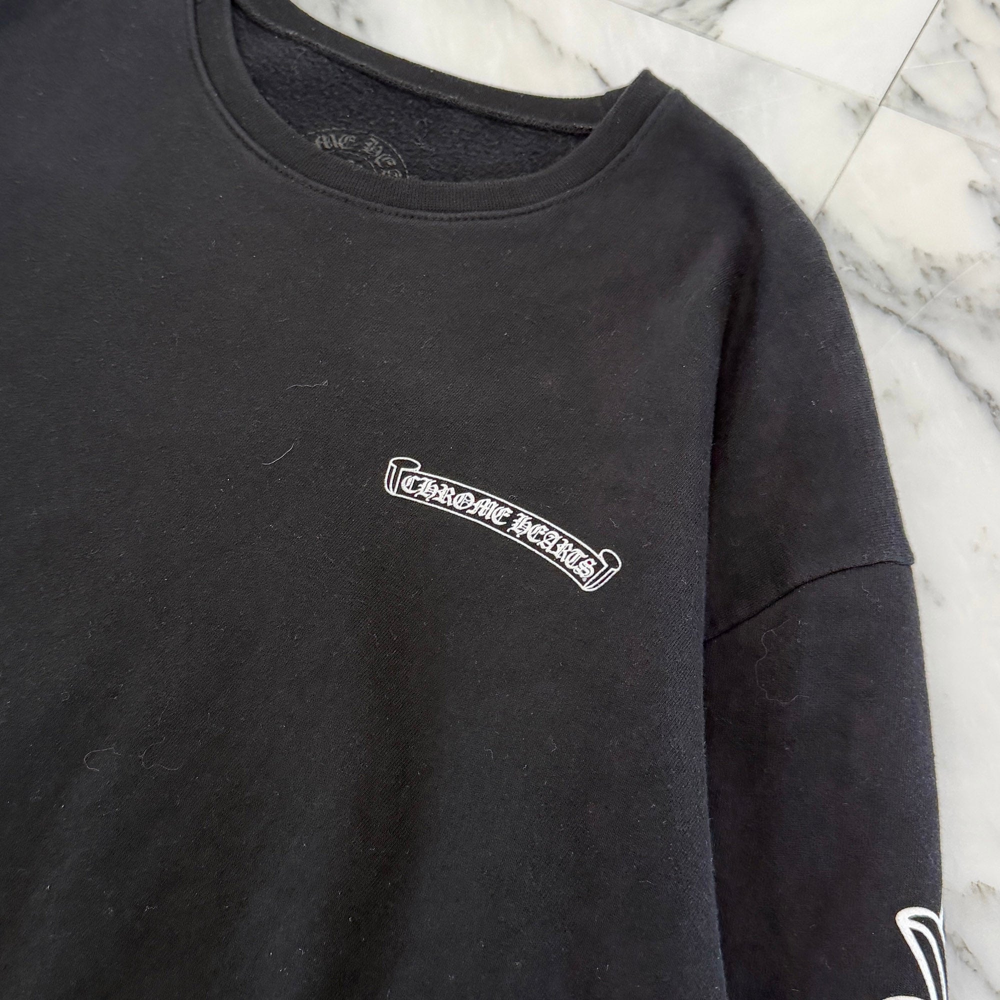 CHROME HEARTS Dagger Eye Chart Sweat Shirt Size L クロムハーツ