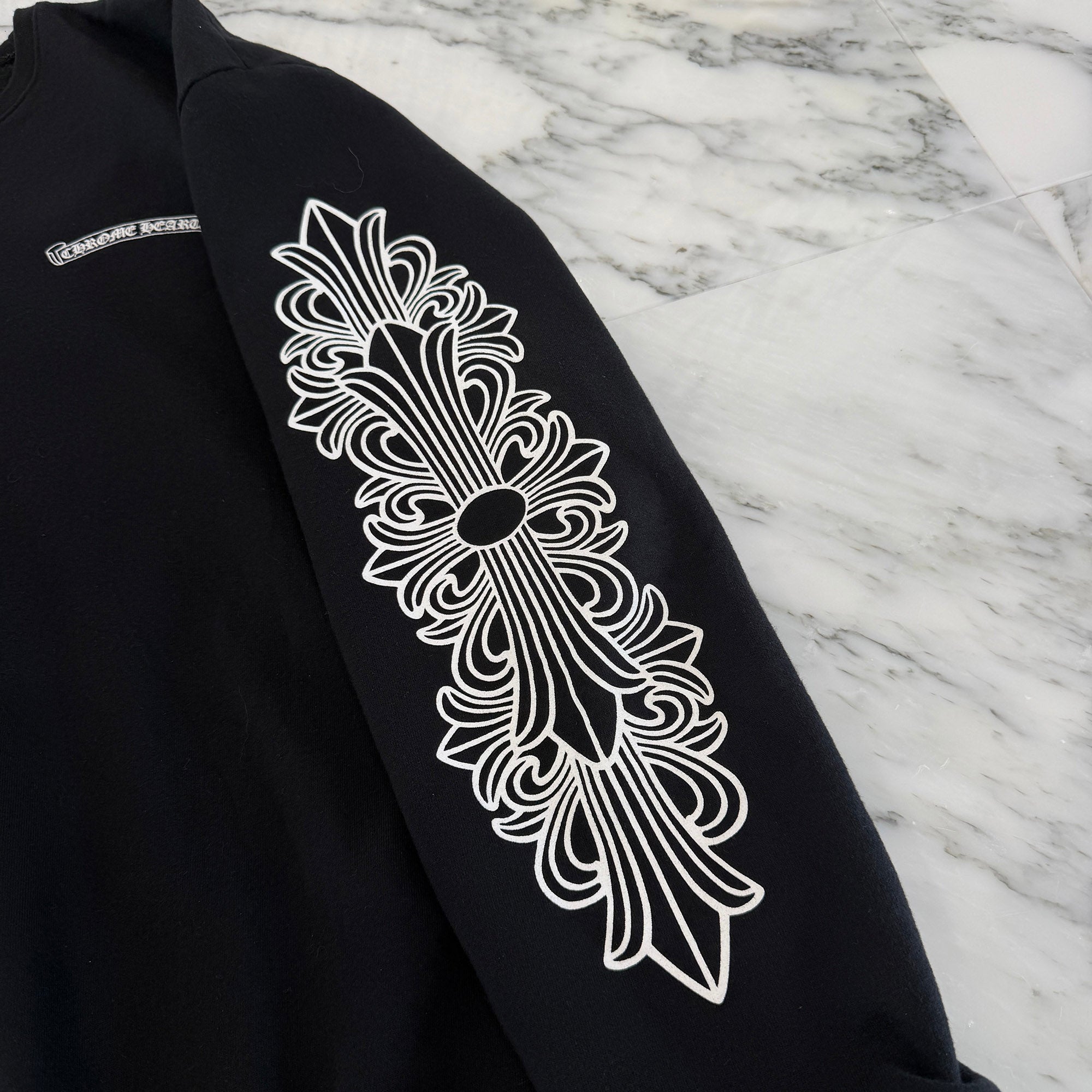 CHROME HEARTS Dagger Eye Chart Sweat Shirt Size L クロムハーツ