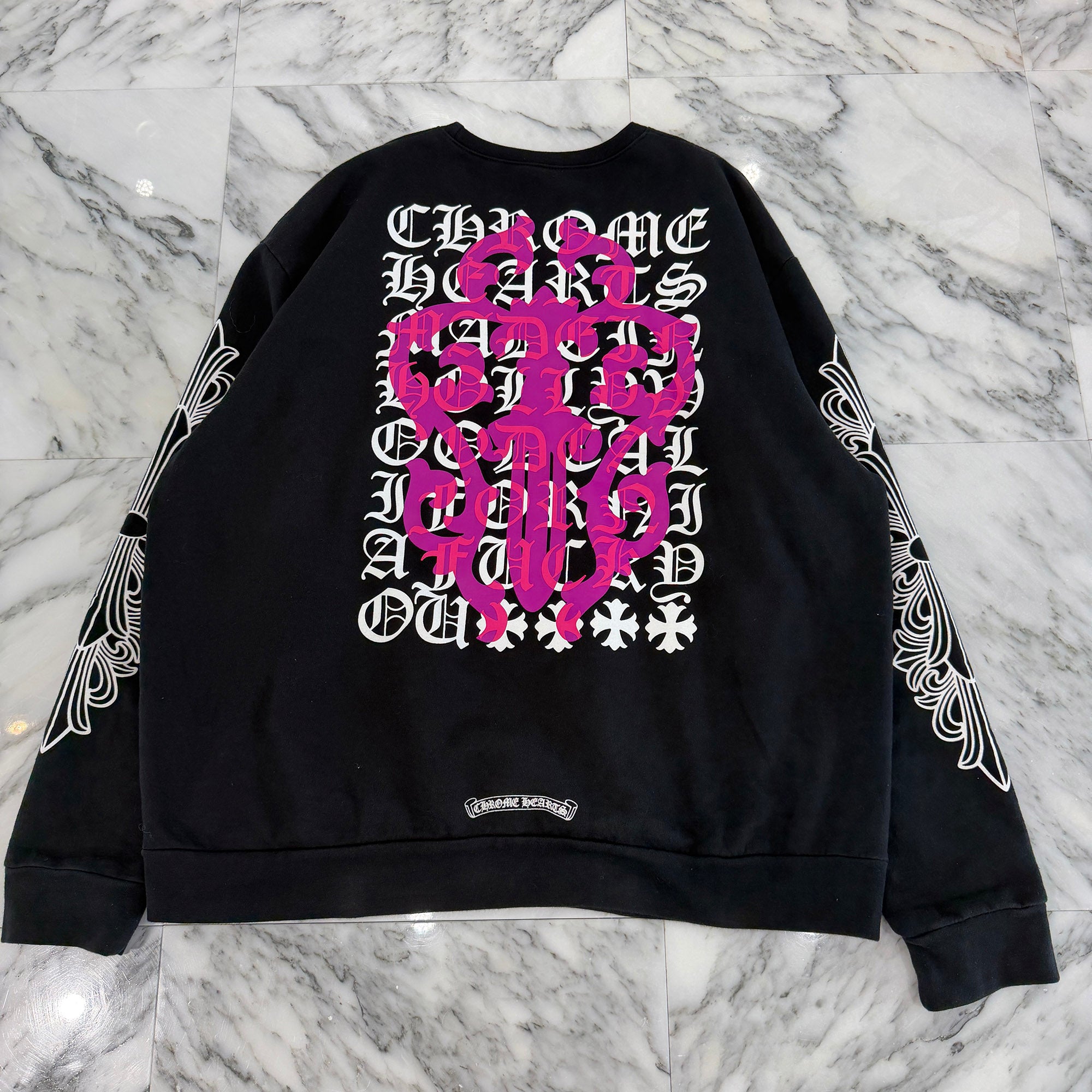 CHROME HEARTS Dagger Eye Chart Sweat Shirt Size L クロムハーツ