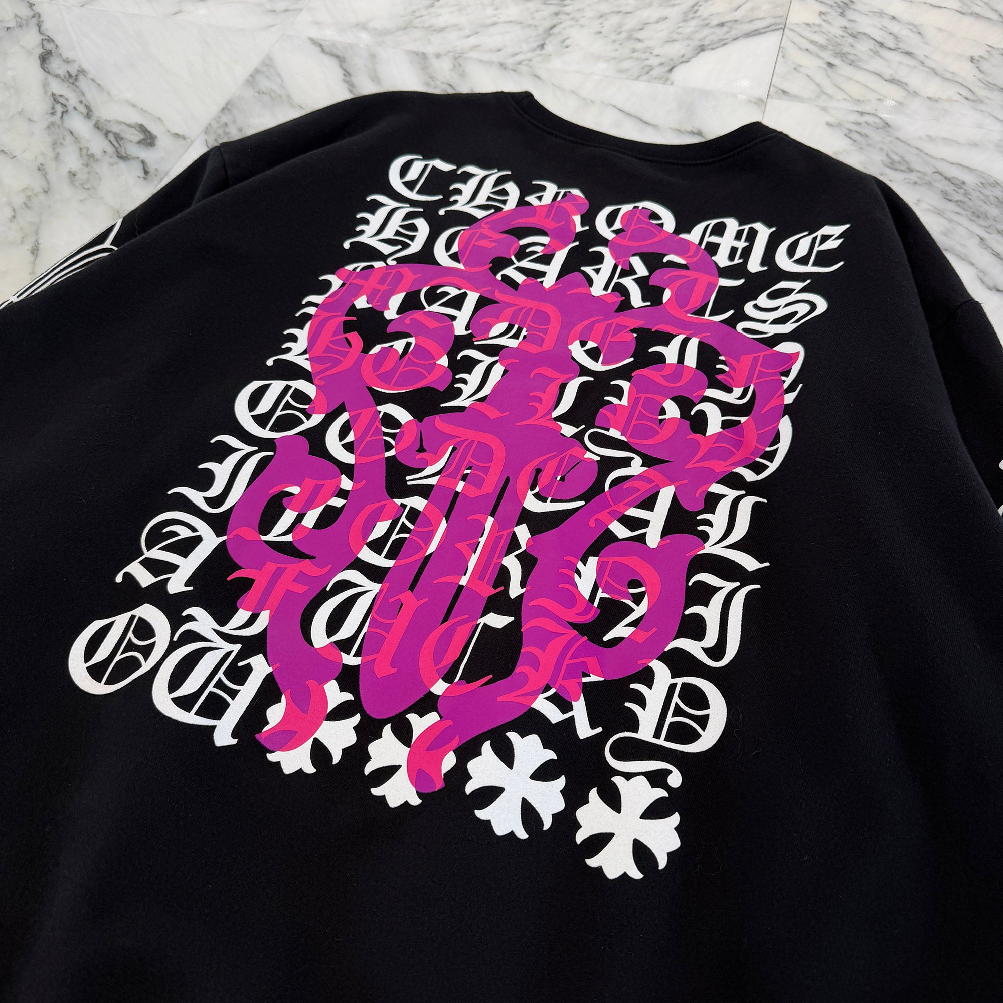 CHROME HEARTS Dagger Eye Chart Sweat Shirt Size L クロムハーツ ダガー アイチャート スウェットシャツ サイズL