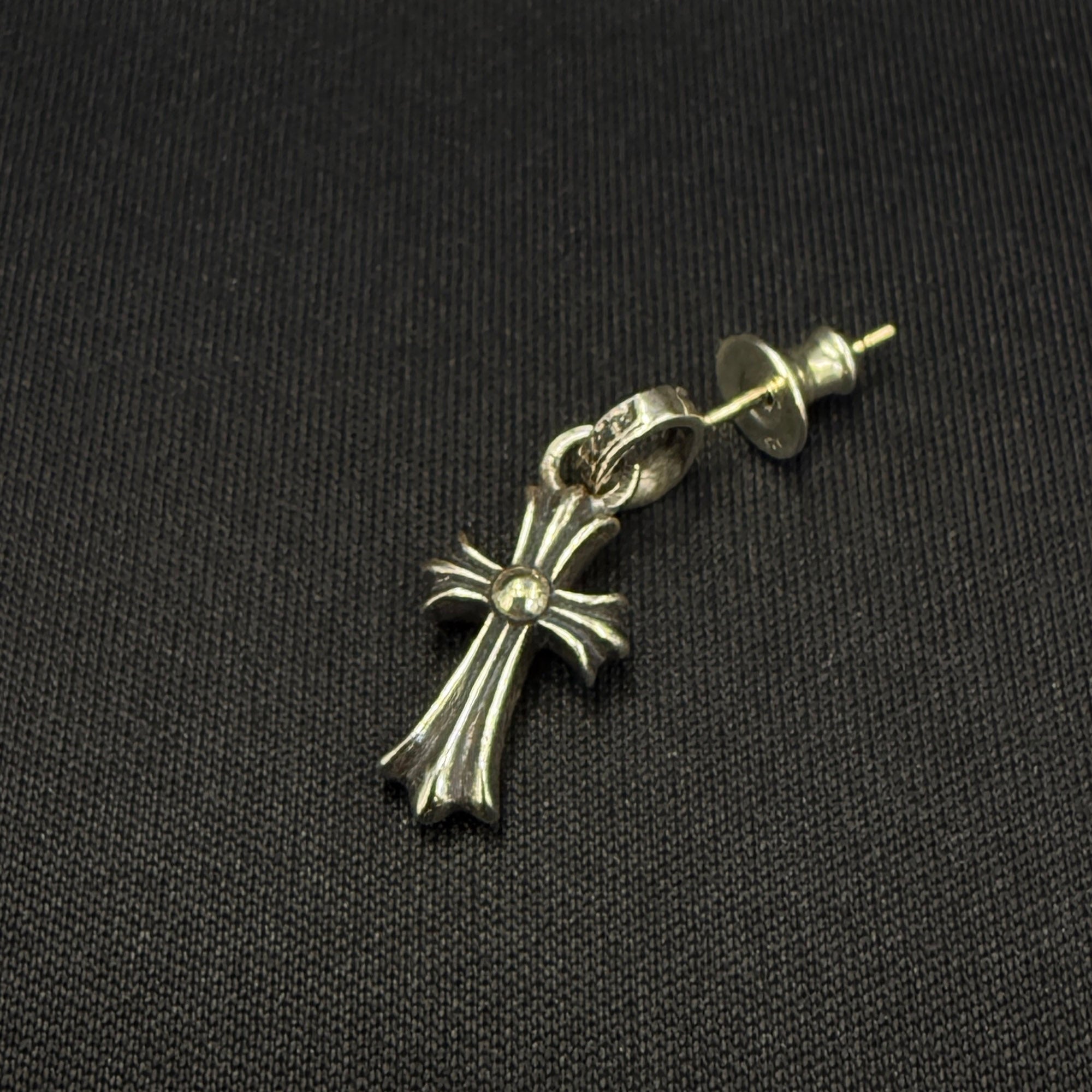 す*！様 Chrome Hearts クロムハーツ クロスベビーファットドロップ CHROME HEARTS CH Cross Baby Fat Drop Earrings クロムハーツ CH