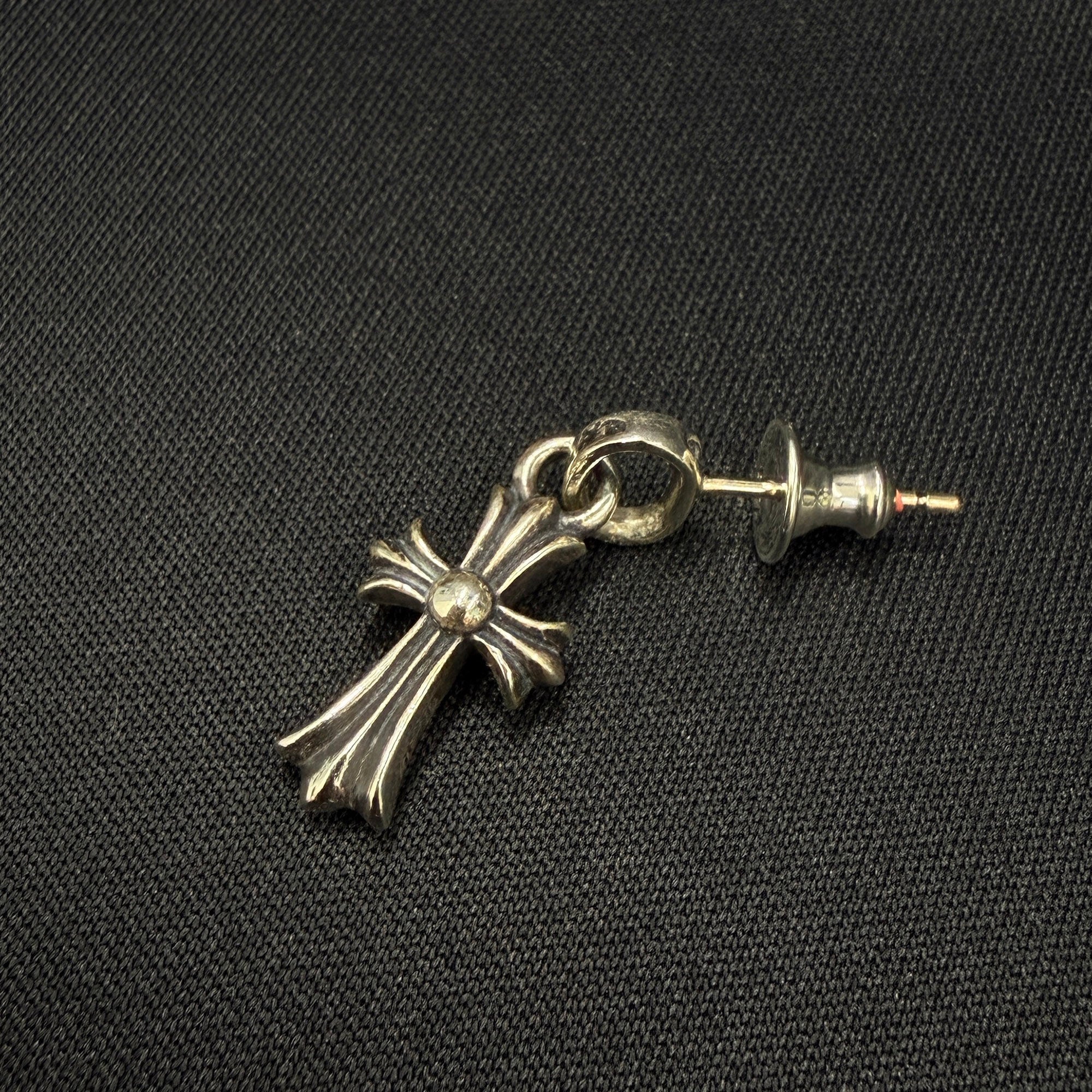 CHROME HEARTS CH Cross Baby Fat Drop Earrings クロムハーツ CHクロス ベイビーファット ドロップ イヤリング ピアス