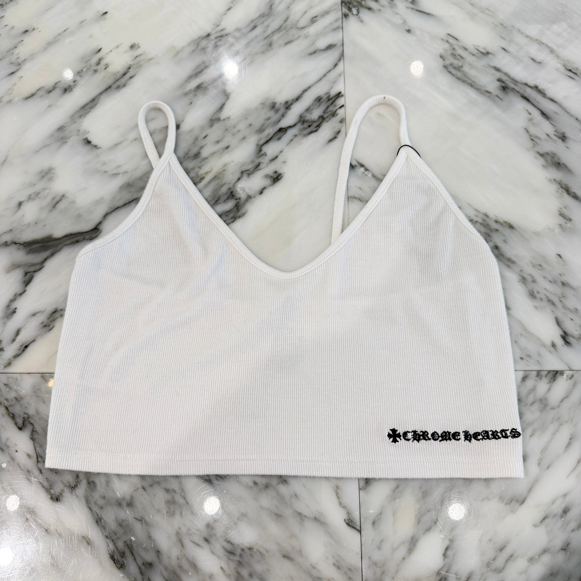 CHROME HEARTS Y NOT Vine Dagger Embroidery Camisole Size M クロムハーツ ワイノット ヴァインダガー刺繍 キャミソール サイズM