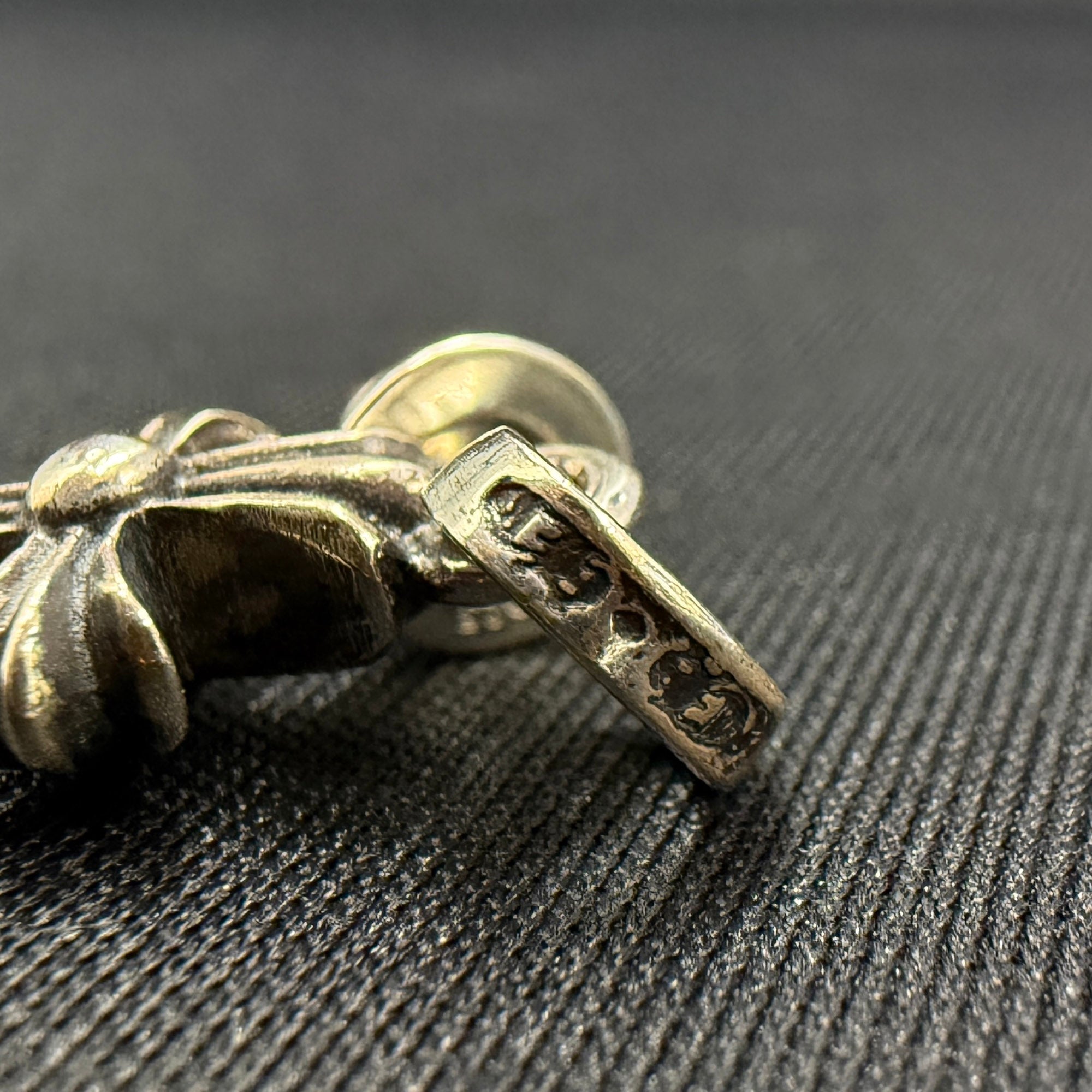 CHROME HEARTS CH Cross Baby Fat Drop Earrings クロムハーツ CH