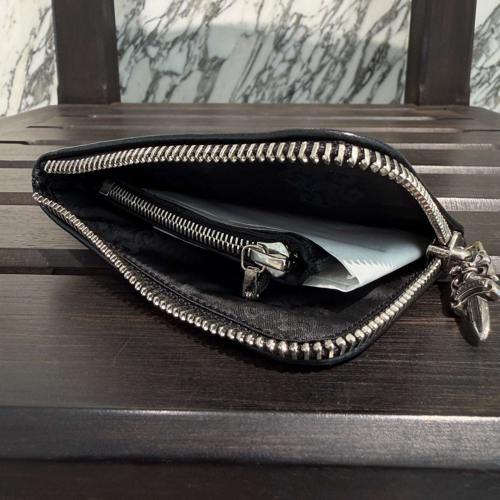CHROME HEARTS TINY ZIP タイニー ジップ ウォレット CHROME HEARTS Tiny Zip Wallet クロムハーツ タイニージップ
